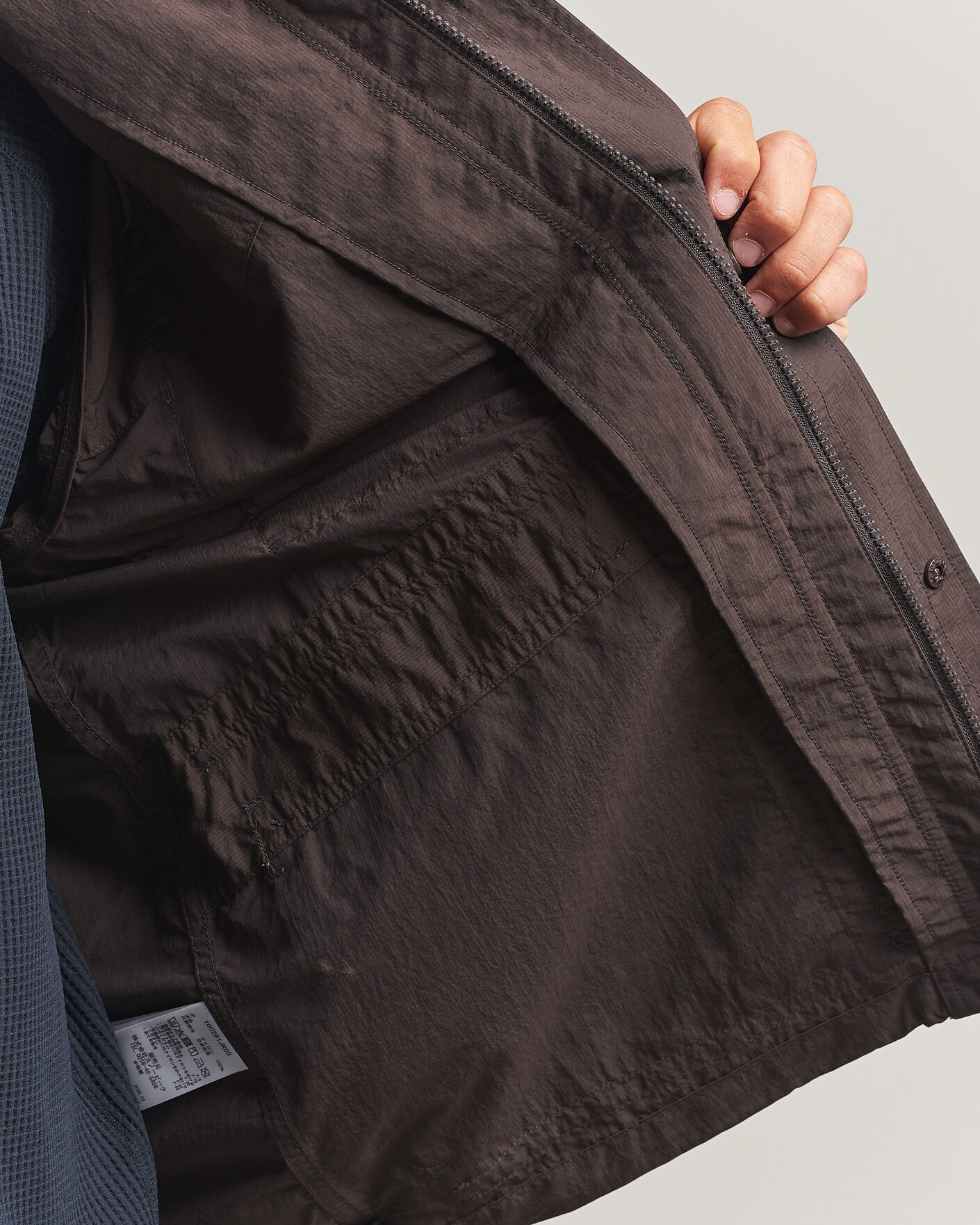 Herr | Jackor | Snow Peak | Nylon Double Rip Jacket Dark Brown