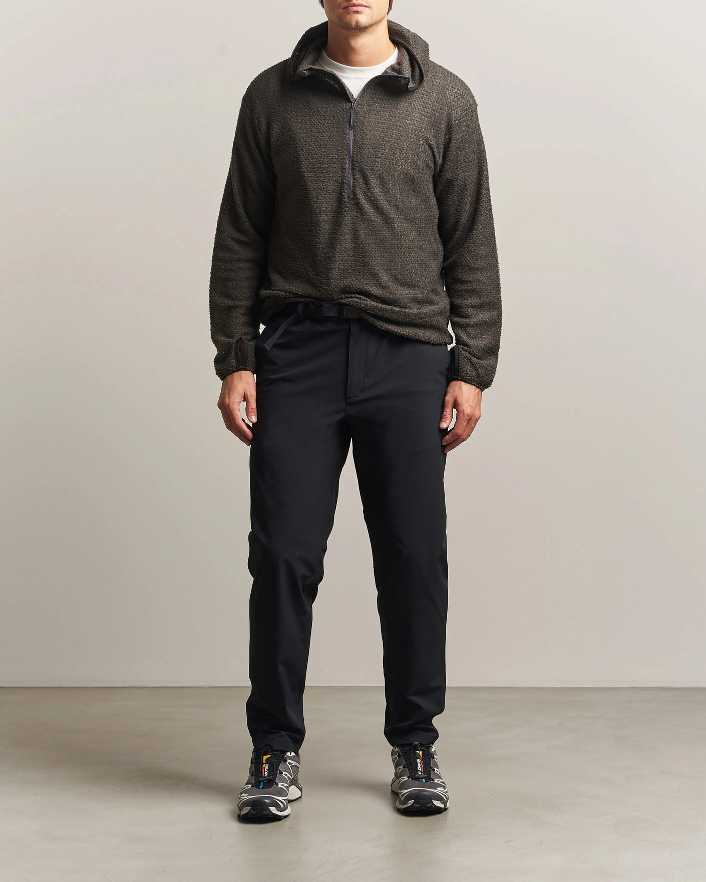 Herr | Tröjor | Snow Peak | Alpha Direct 90 Hoodie Charcoal