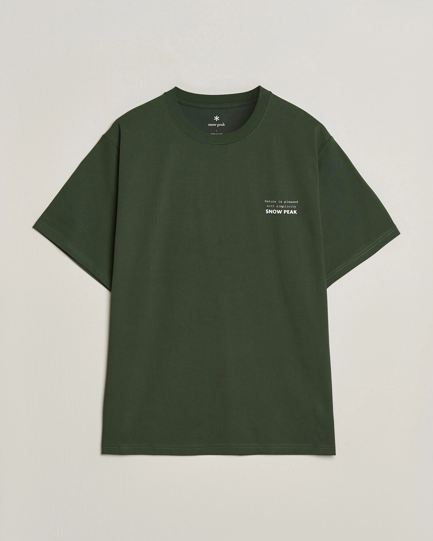 Herr | T-Shirts | Snow Peak | Elemental Balance T-Shirt Dark Green
