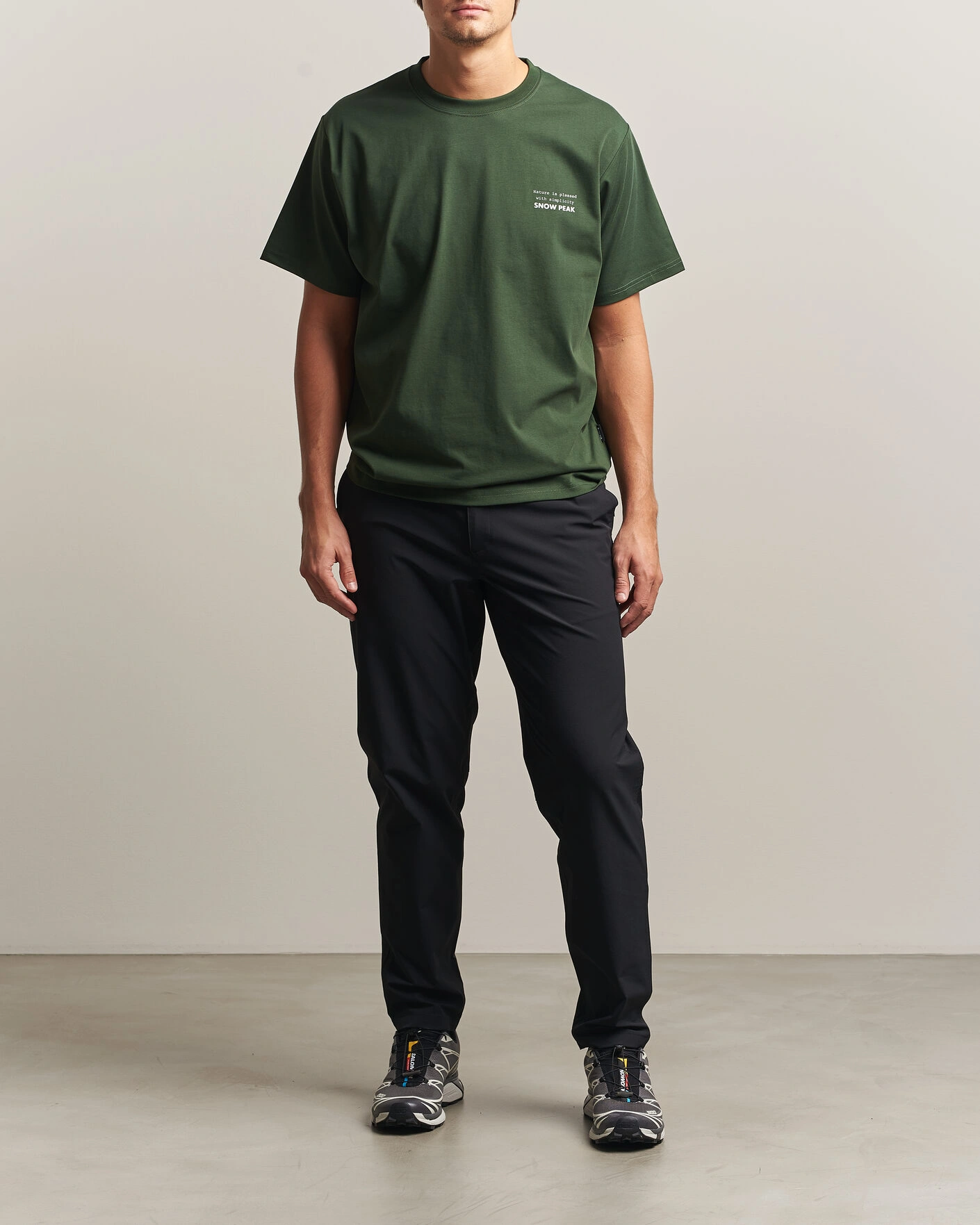Herr | T-Shirts | Snow Peak | Elemental Balance T-Shirt Dark Green