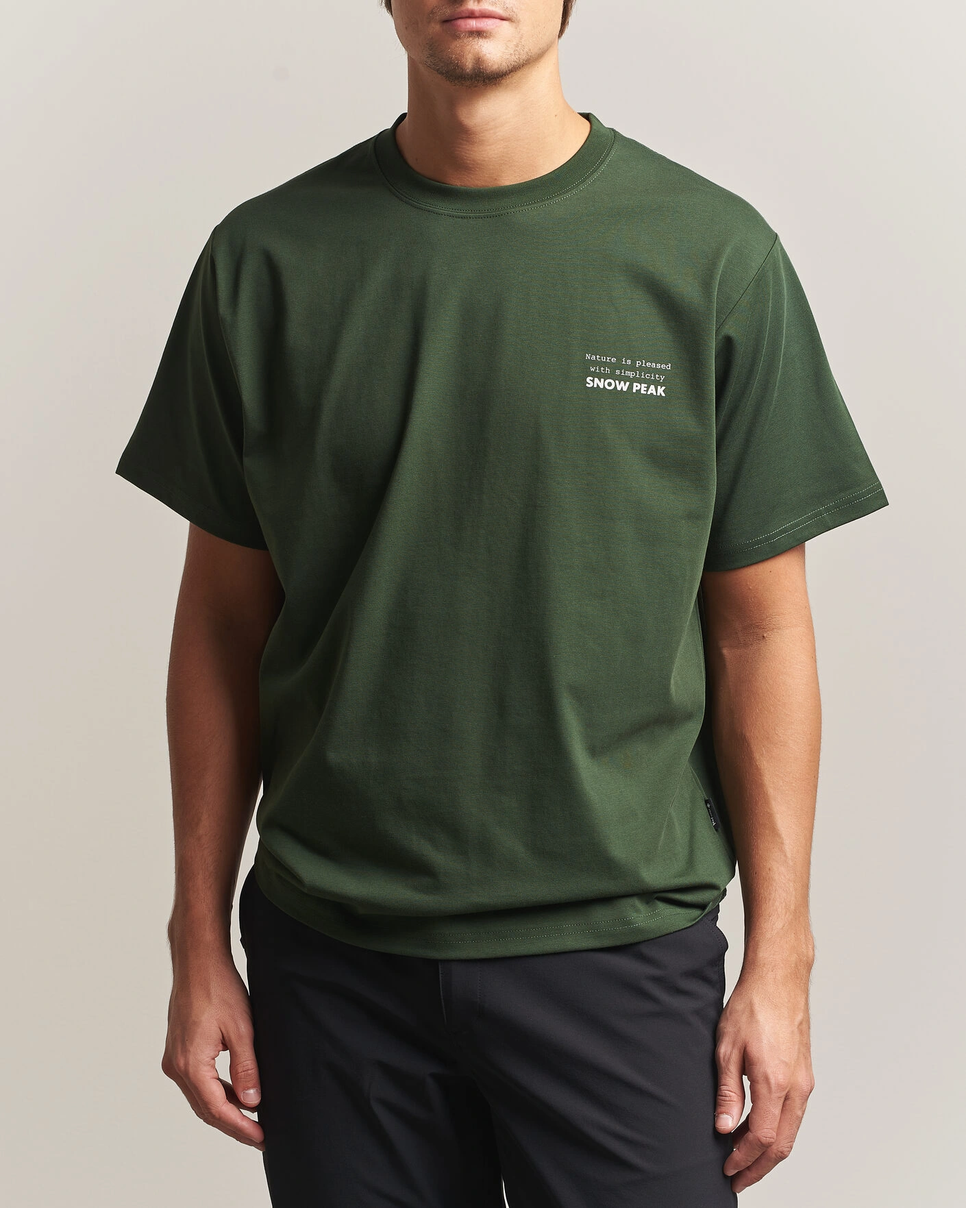 Herr | T-Shirts | Snow Peak | Elemental Balance T-Shirt Dark Green