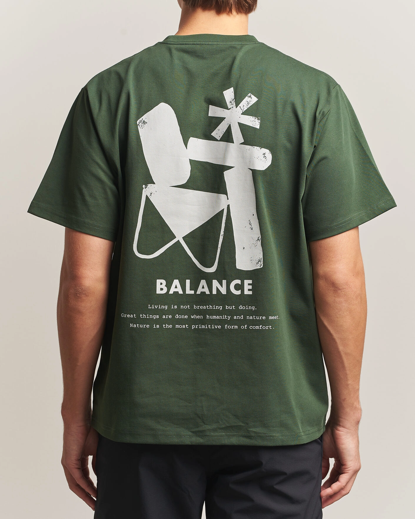Herr | T-Shirts | Snow Peak | Elemental Balance T-Shirt Dark Green