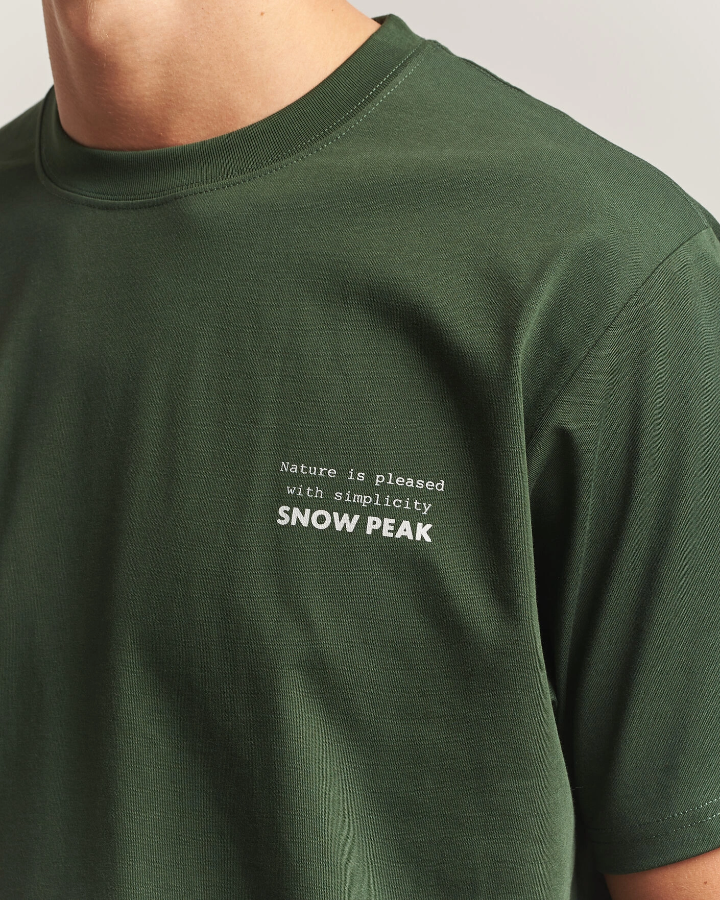 Herr | T-Shirts | Snow Peak | Elemental Balance T-Shirt Dark Green