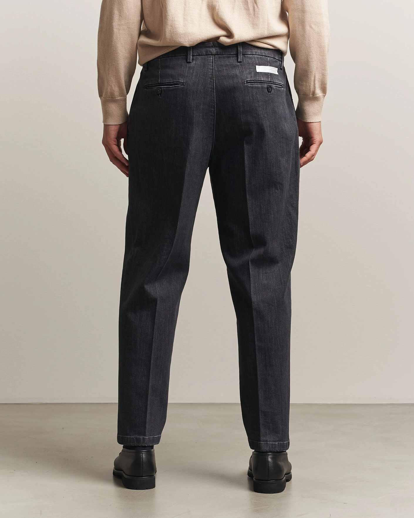 Herr | Byxor | Briglia 1949 | Portobello Loose Fit Denim Trousers Grey