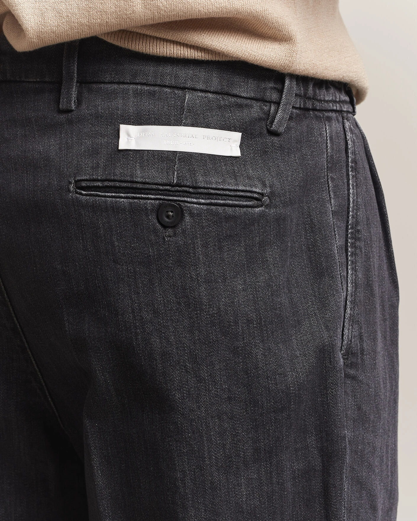 Herr | Byxor | Briglia 1949 | Portobello Loose Fit Denim Trousers Grey