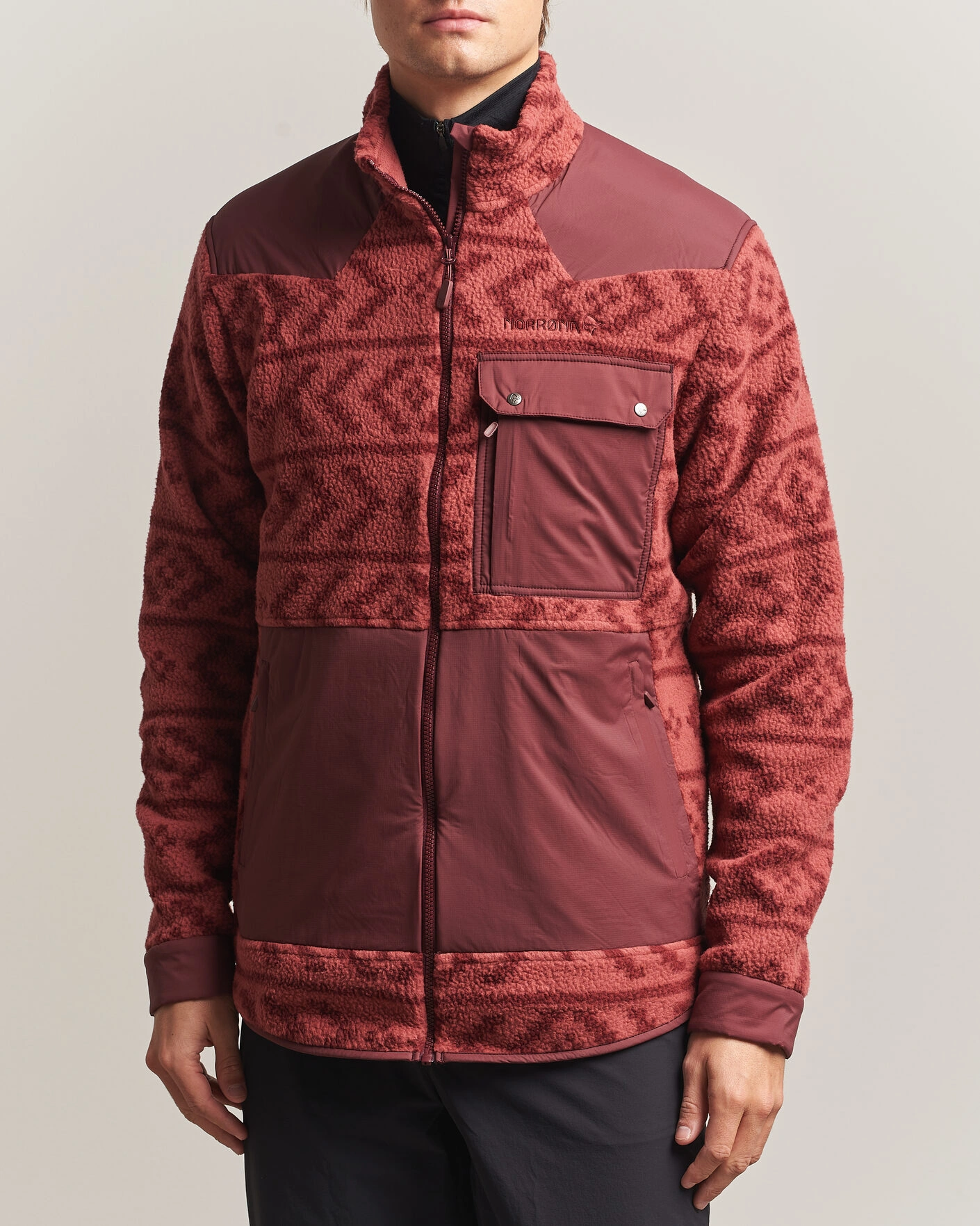 Herr | Jackor | Norrøna | Tamok Warm3 Fleece Jacket Cowhide