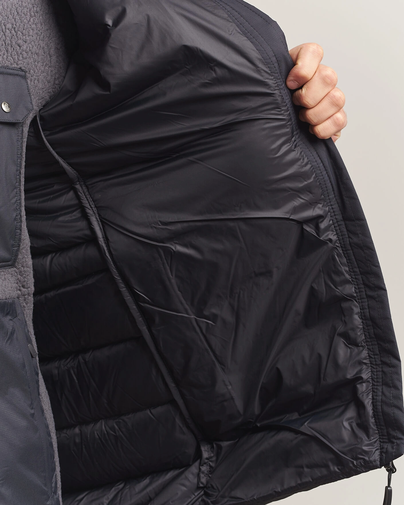 Herr | Jackor | Norrøna | Femund Down 700 Zip Hood Caviar Black