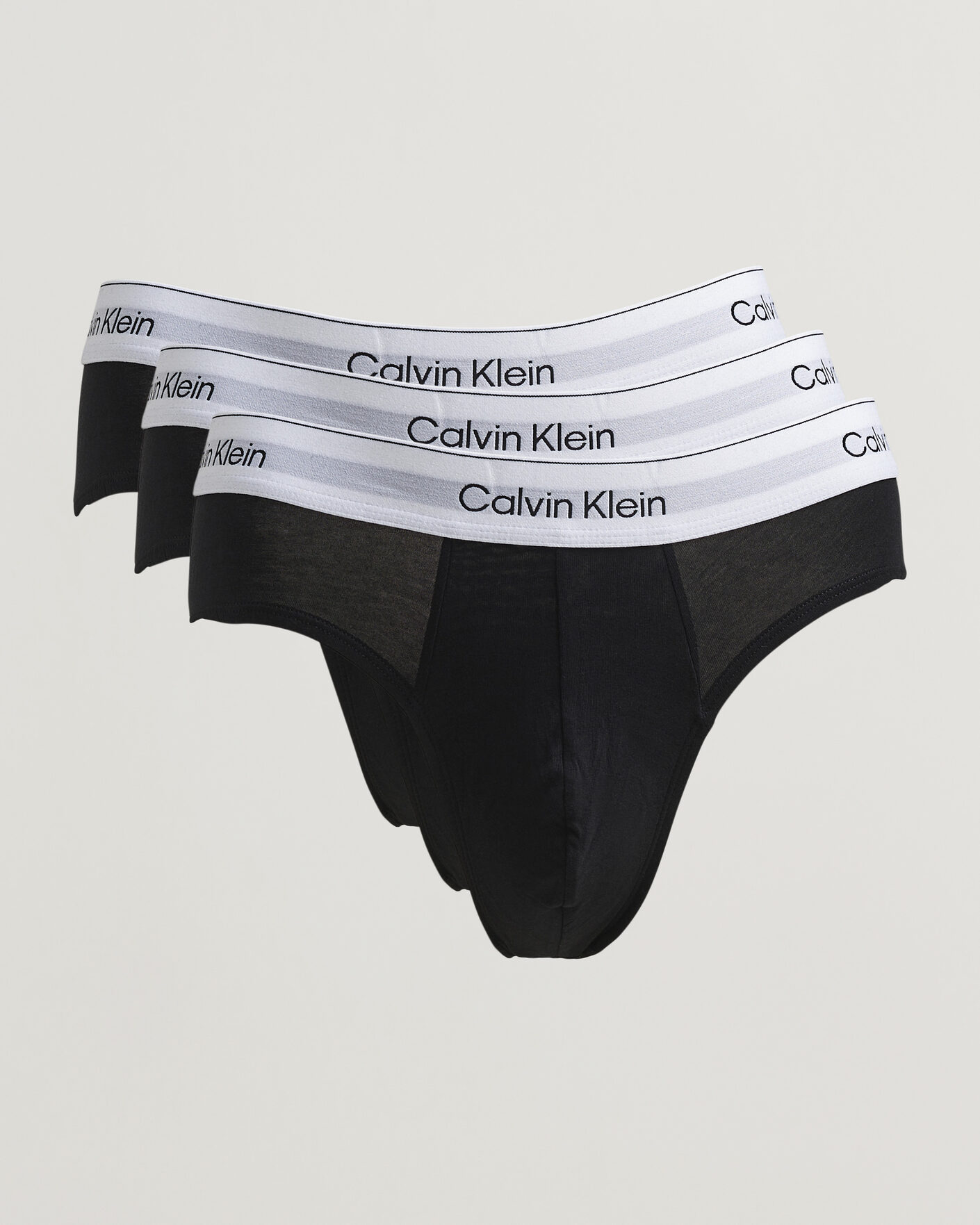 Herr | Underkläder | Calvin Klein | 3-Pack Icon Cotton Stretch Hip Brief Black