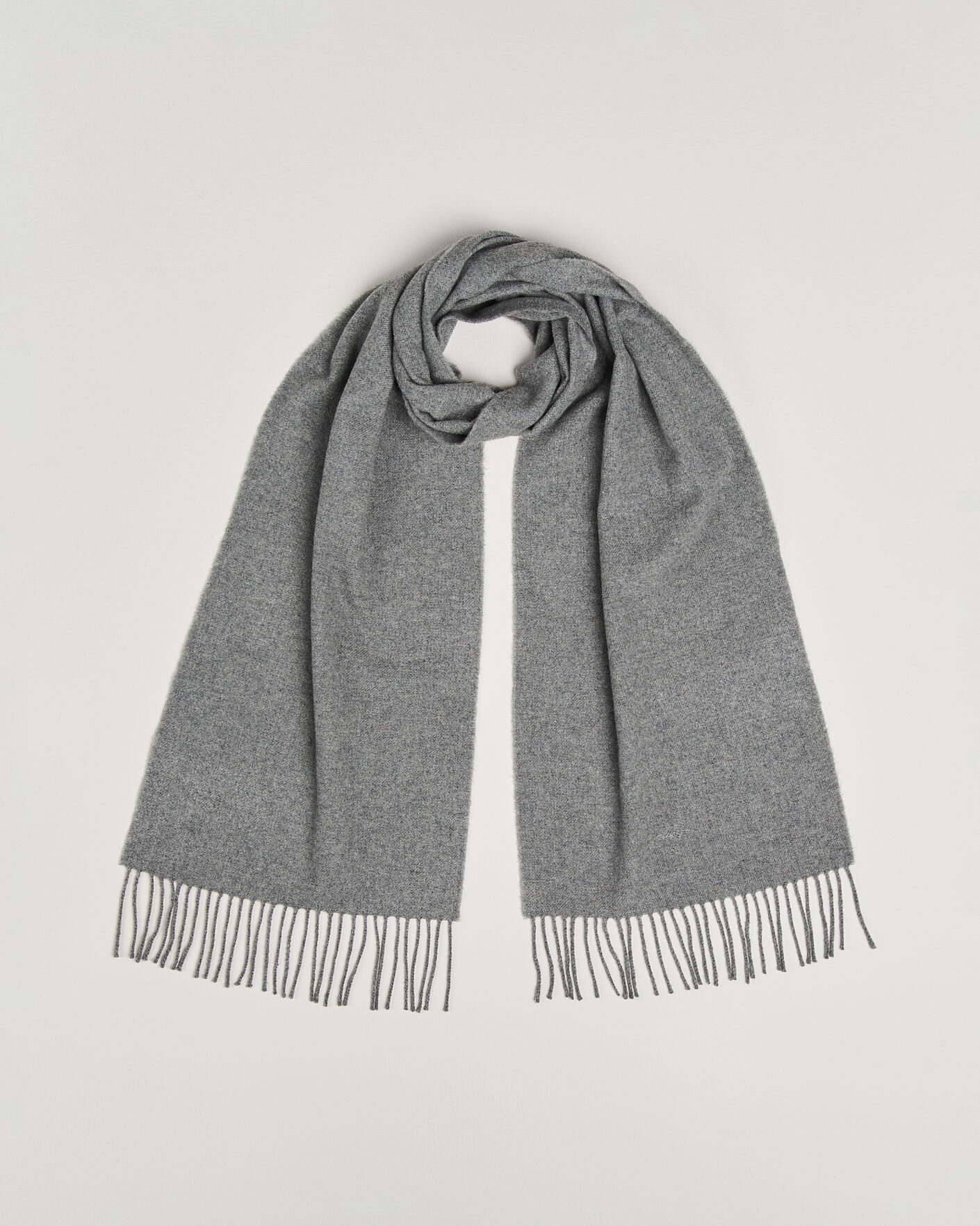 Herr | Halsdukar | Gant | Wool Scarf Mid Grey