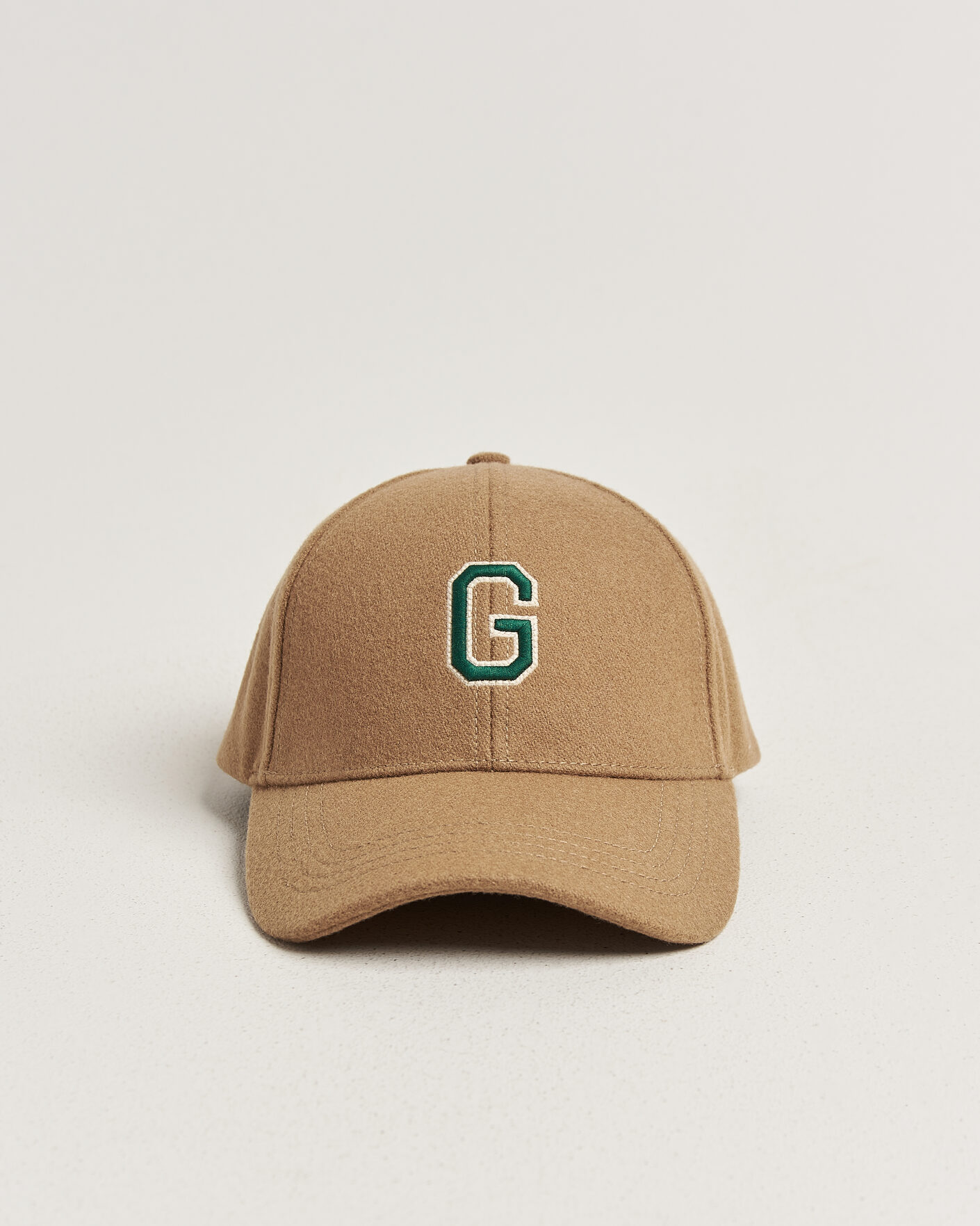 Herr | Hattar & kepsar | Gant | G Badge Wool Melton Cap Autumn Yellow