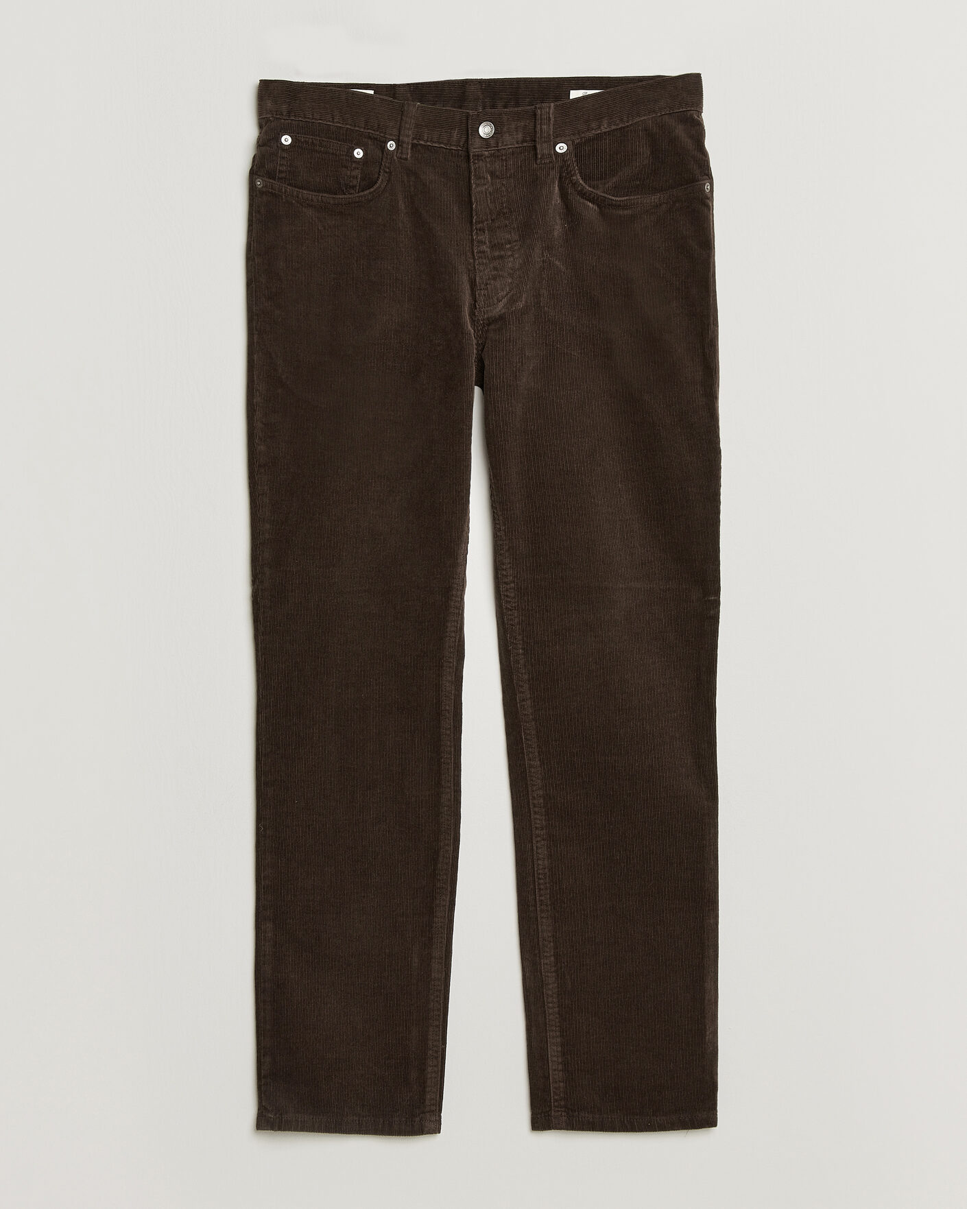 Herr | Byxor | Gant | Regular Fit Corduroy 5-Pocket Pants Black Brown