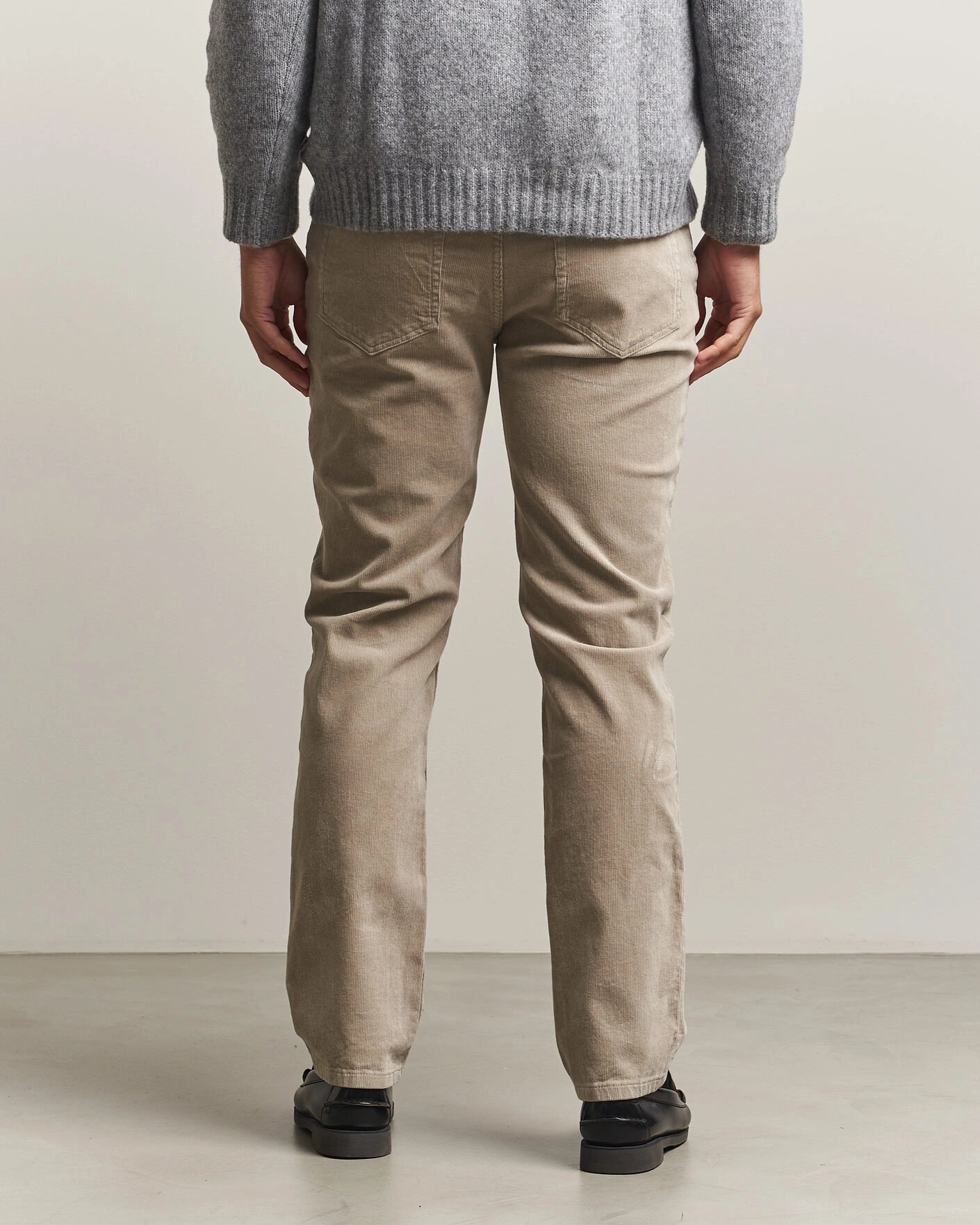 Herr | Byxor | Gant | Regular Fit Corduroy 5-Pocket Pants Mist Taupe