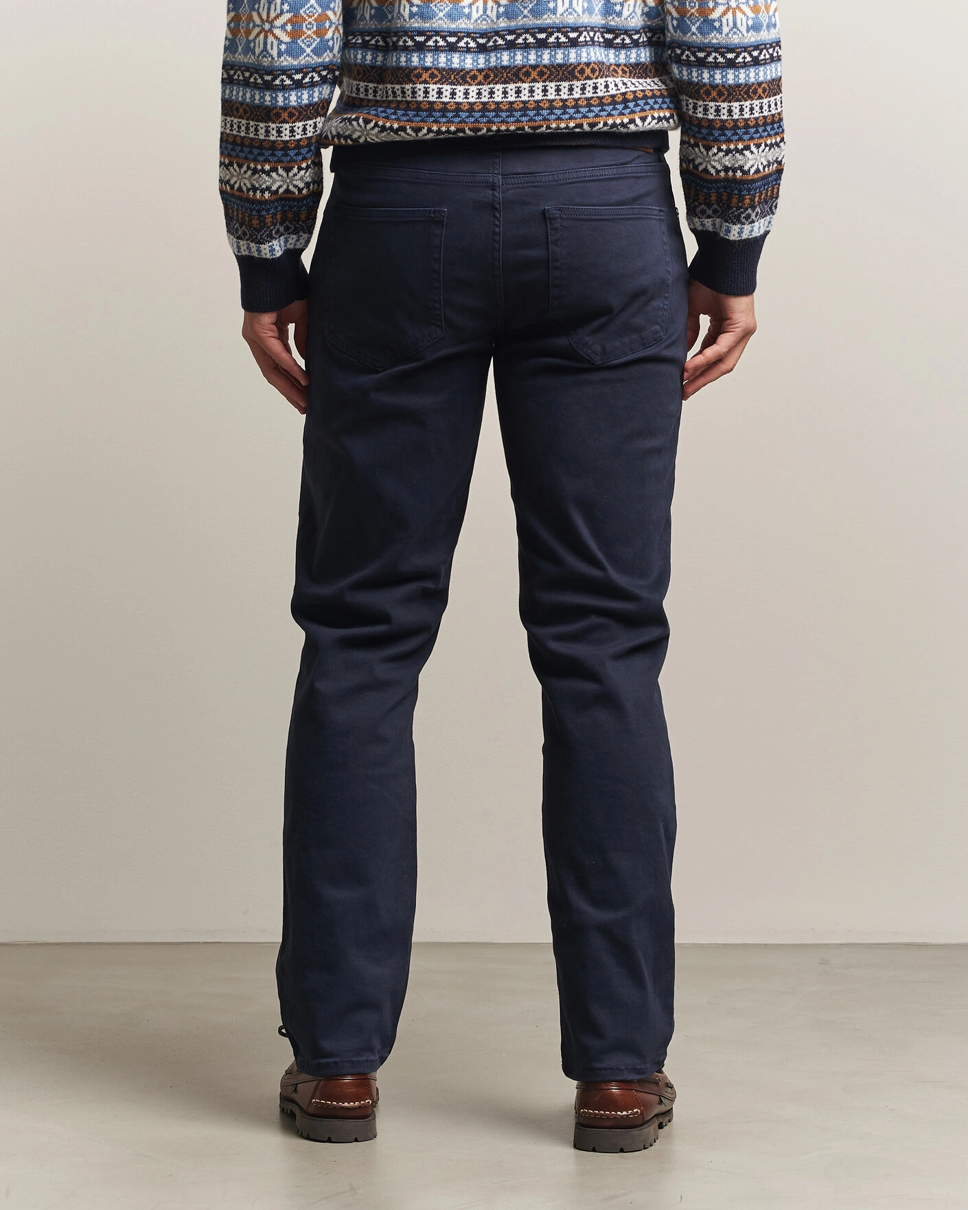Herr | Byxor | Gant | Regular Fit Moleskin 5-Pocket Pants Evening Blue