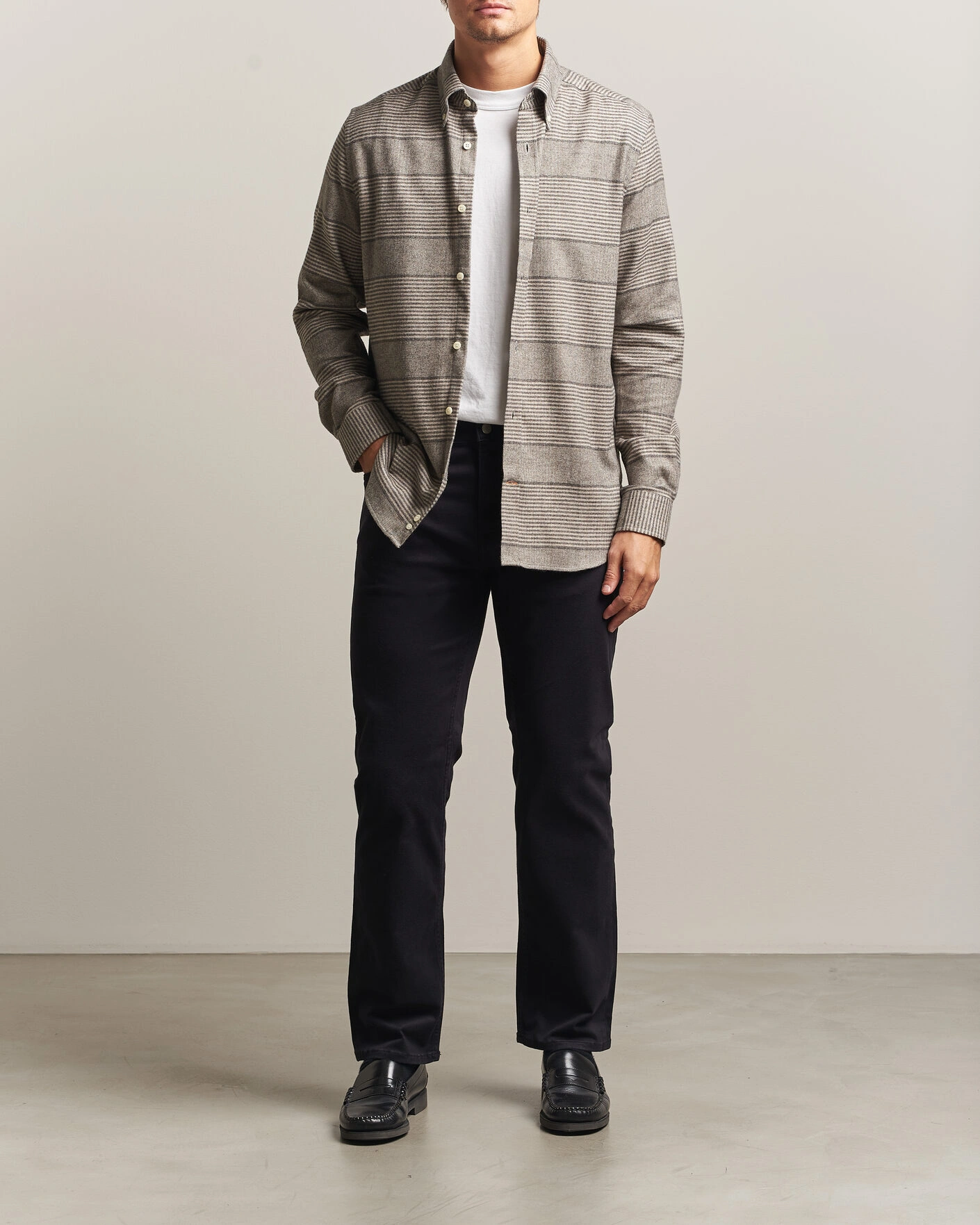 Herr | Byxor | Gant | Regular Fit Moleskin 5-Pocket Pants Black