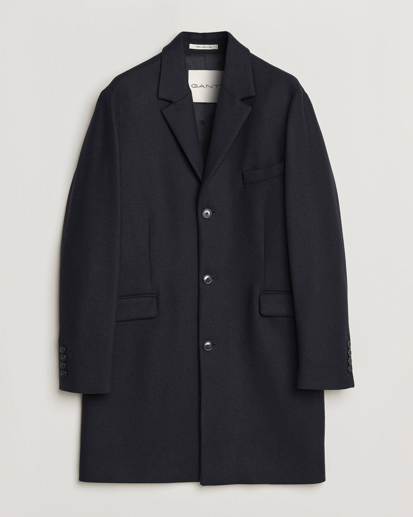 Herr | Jackor | Gant | Classic Wool/Cashmere Coat Evening Blue