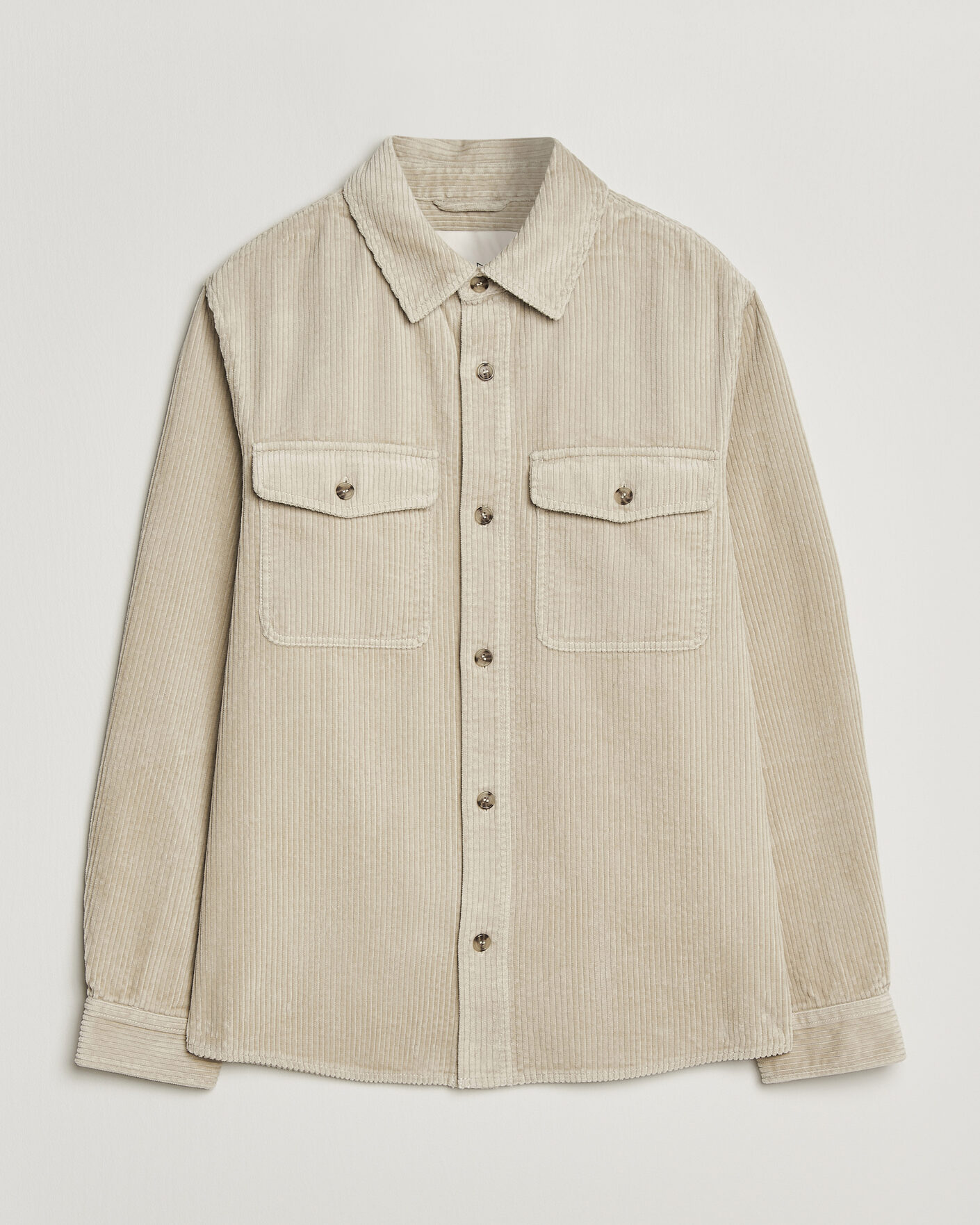 Herr | Skjortor | Gant | Regular Fit Corduroy Overshirt Clay Beige
