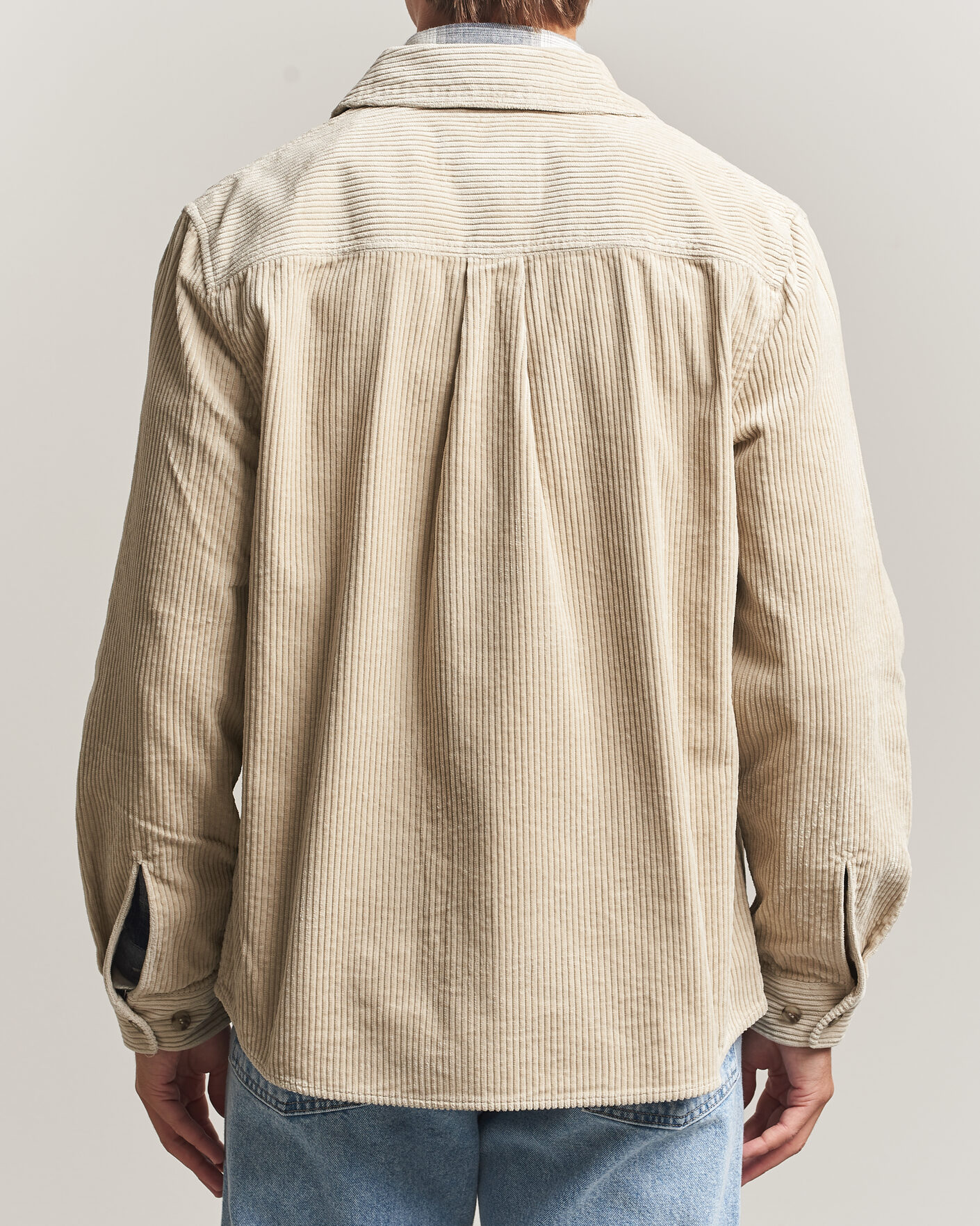 Herr | Skjortor | Gant | Regular Fit Corduroy Overshirt Clay Beige