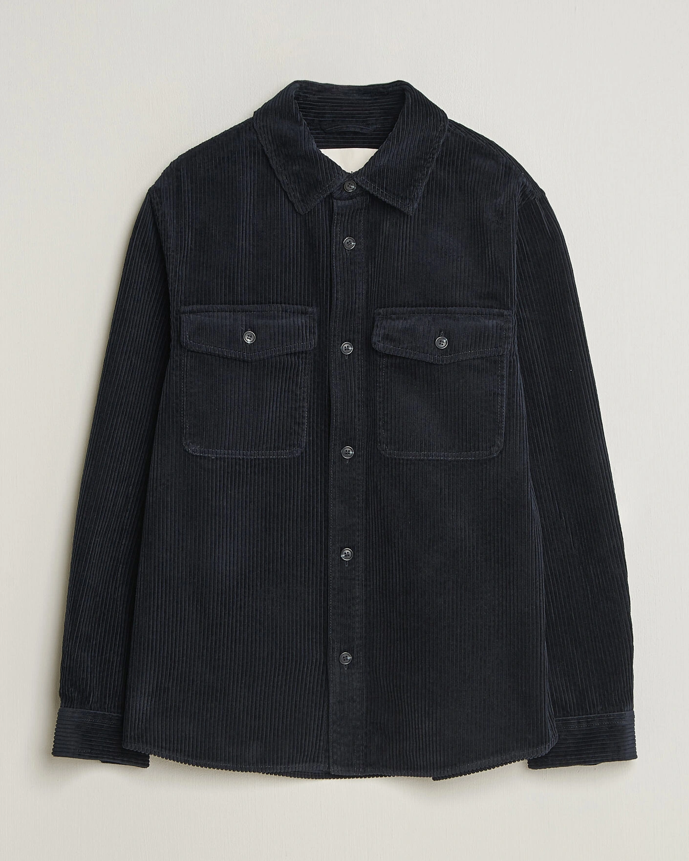 Herr | Skjortor | Gant | Regular Fit Corduroy Overshirt Evening Blue