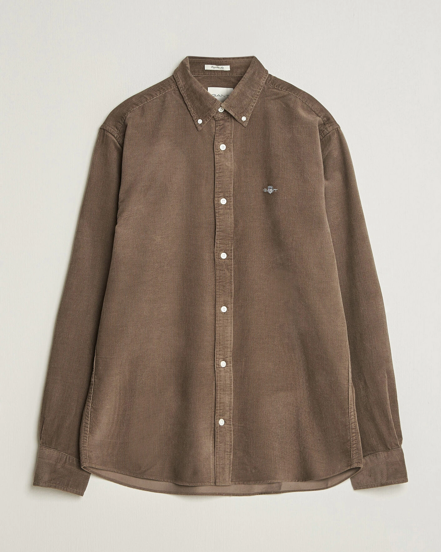 Herr | Skjortor | Gant | Regular Fit Corduroy Shirt Faded Taupe