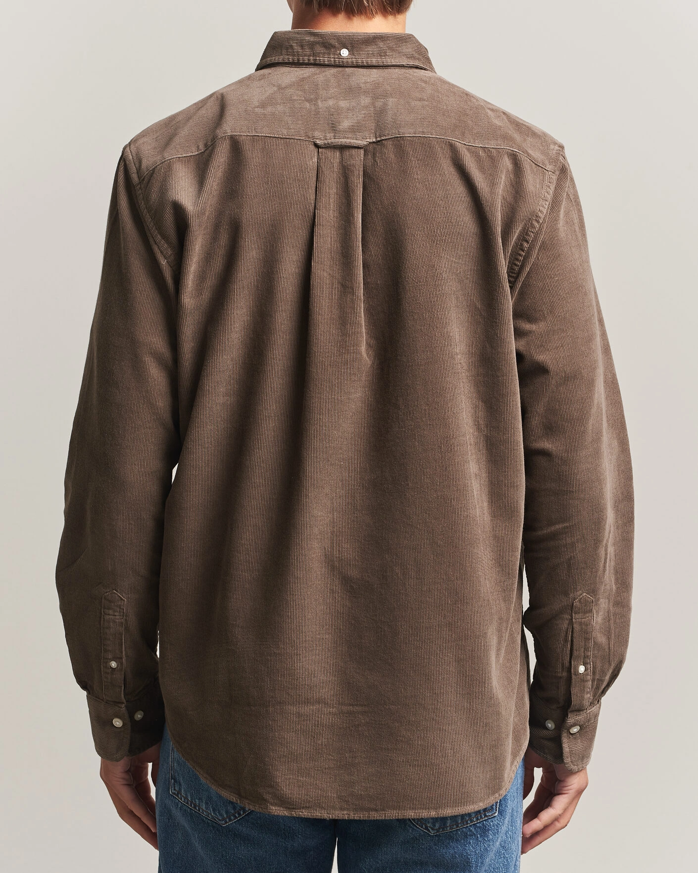 Herr | Skjortor | Gant | Regular Fit Corduroy Shirt Faded Taupe