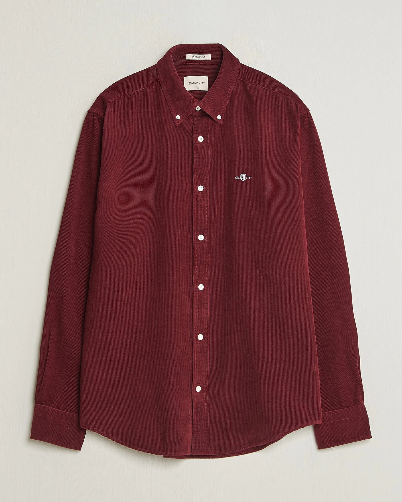 Herr | Skjortor | Gant | Regular Fit Corduroy Shirt Deep Grape Wine