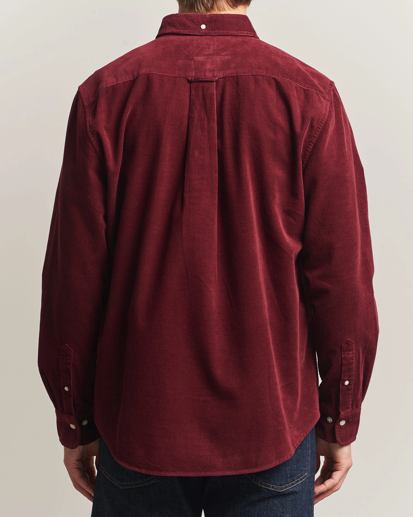 Herr | Skjortor | Gant | Regular Fit Corduroy Shirt Deep Grape Wine