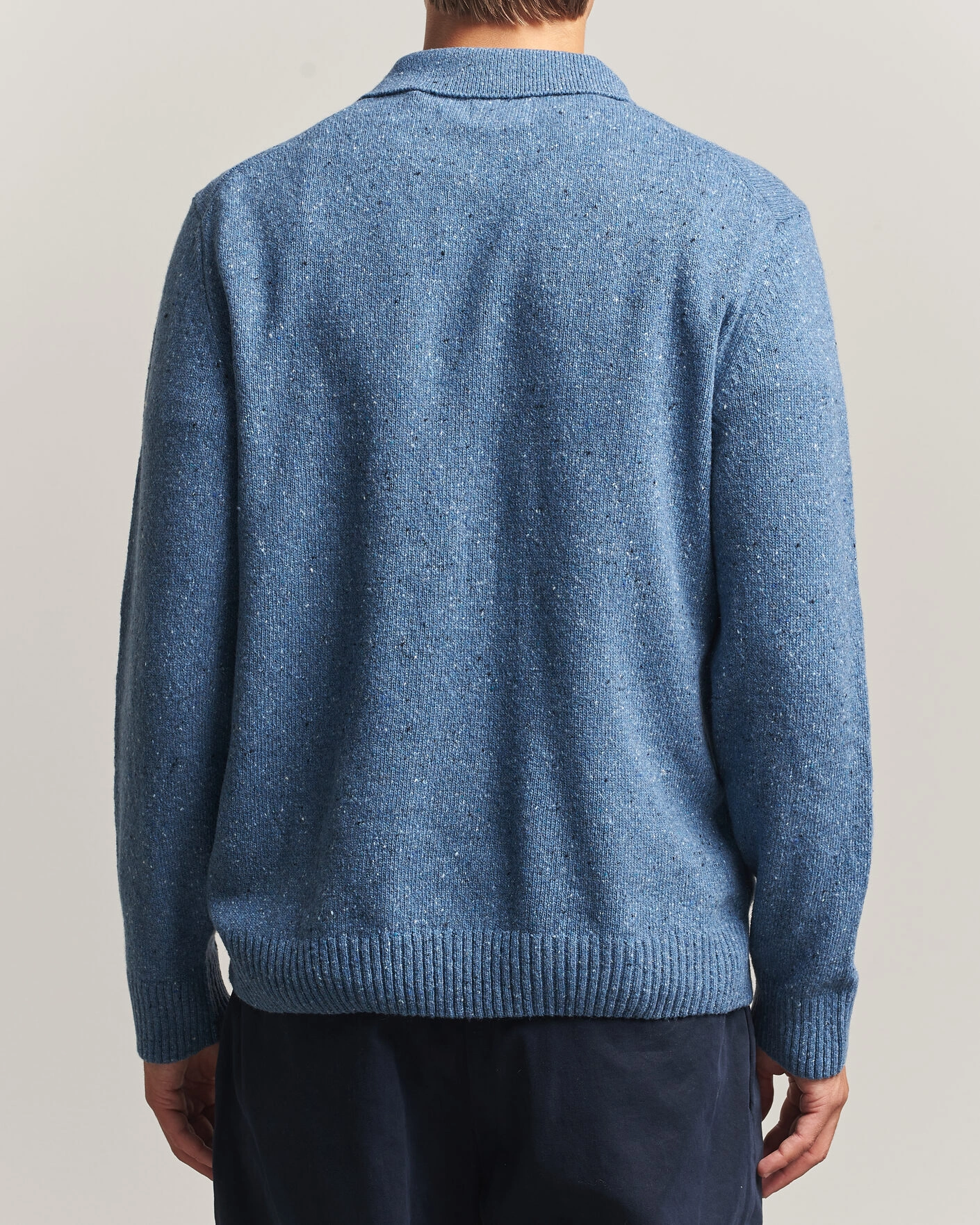 Herr | Tröjor | Gant | Neps Wool Polo Blue Horizon