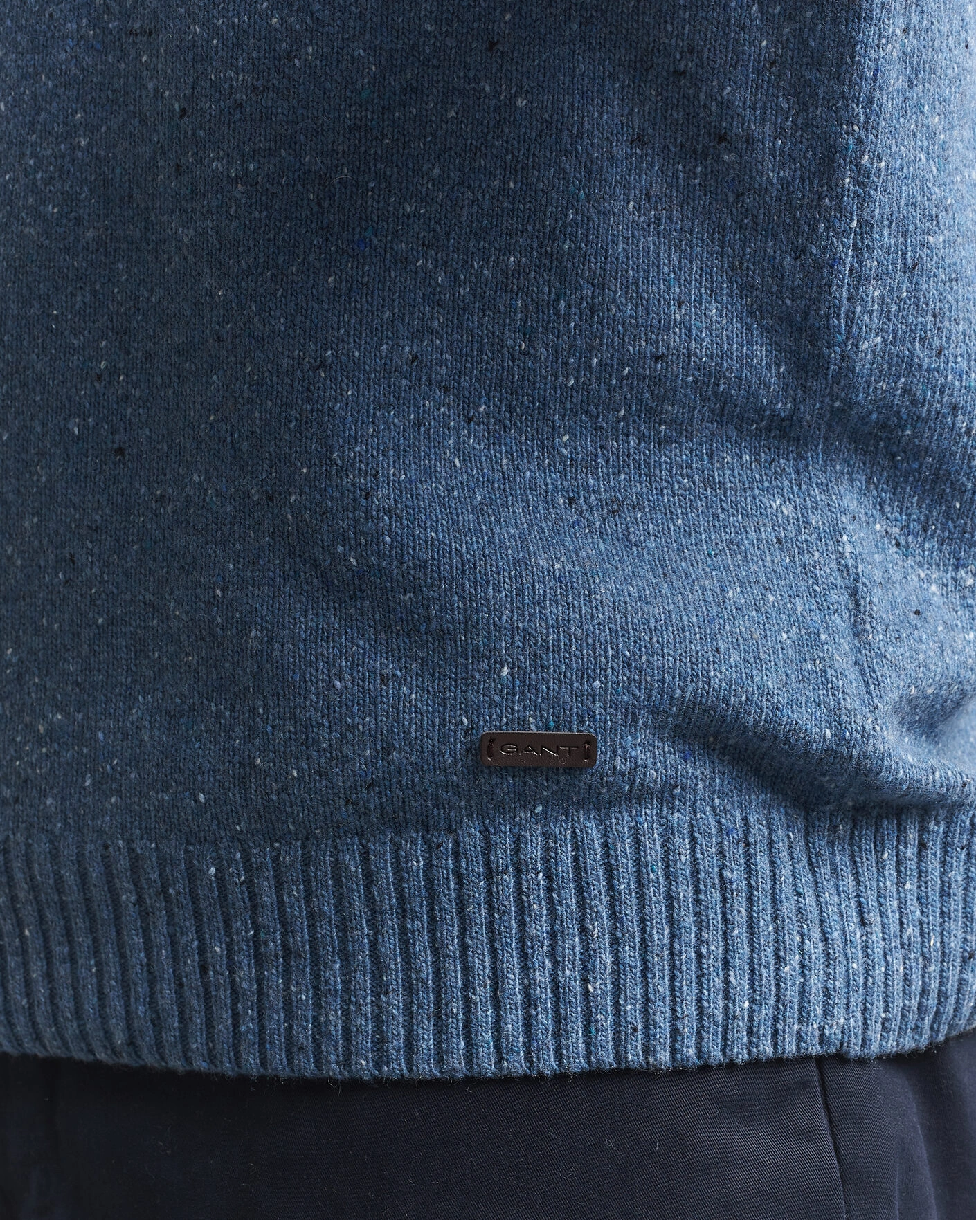 Herr | Tröjor | Gant | Neps Wool Polo Blue Horizon