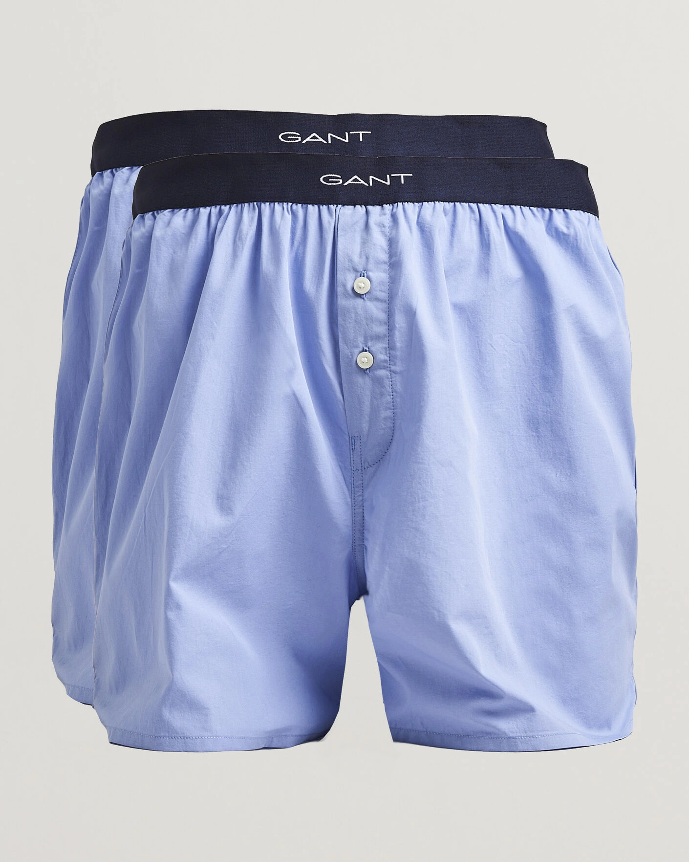 Herr | Underkläder | Gant | 2-Pack Woven Boxer Shorts Light Blue