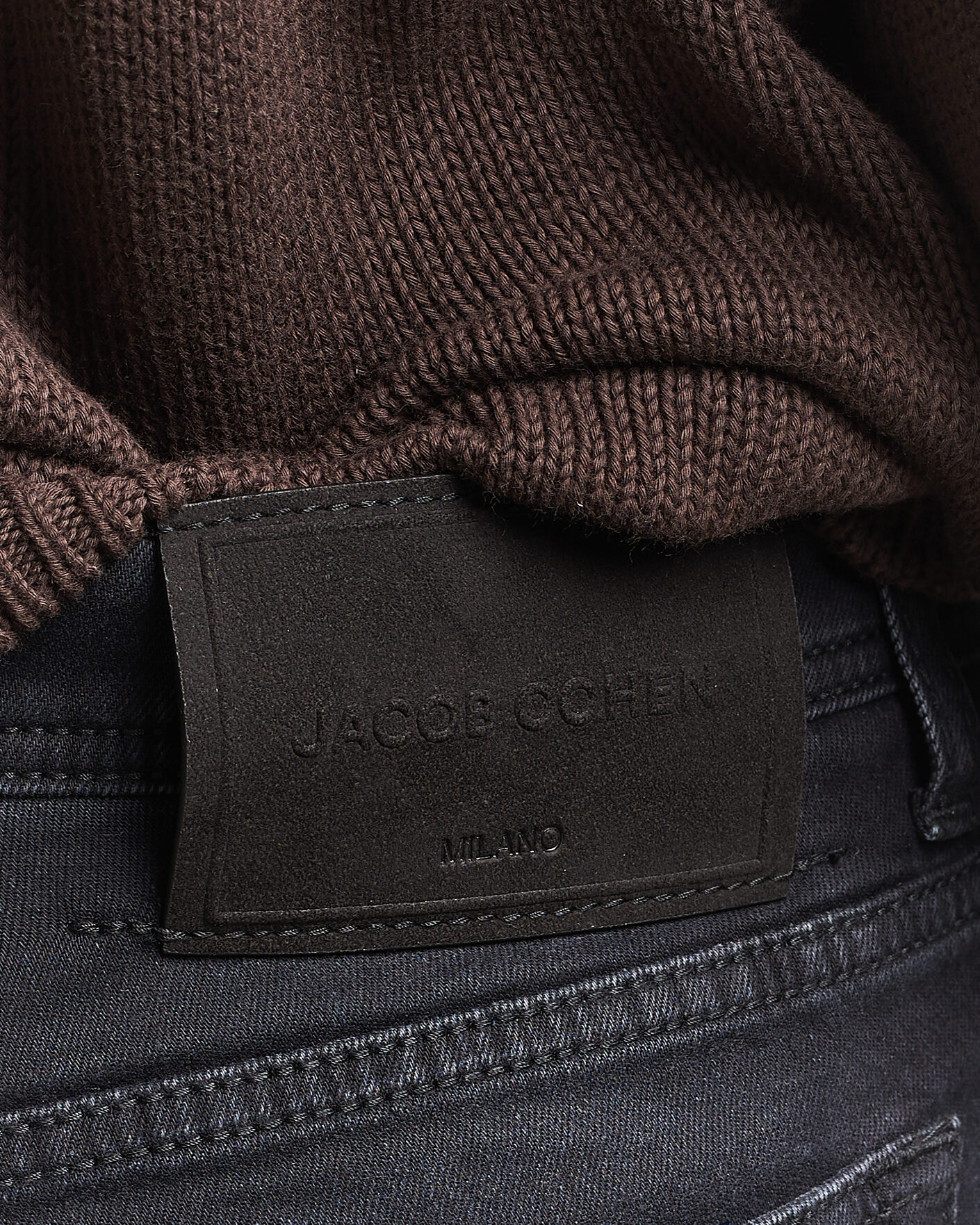 Herr | Jeans | Jacob Cohën | Bard Slim Fit Stretch Jeans Washed Black