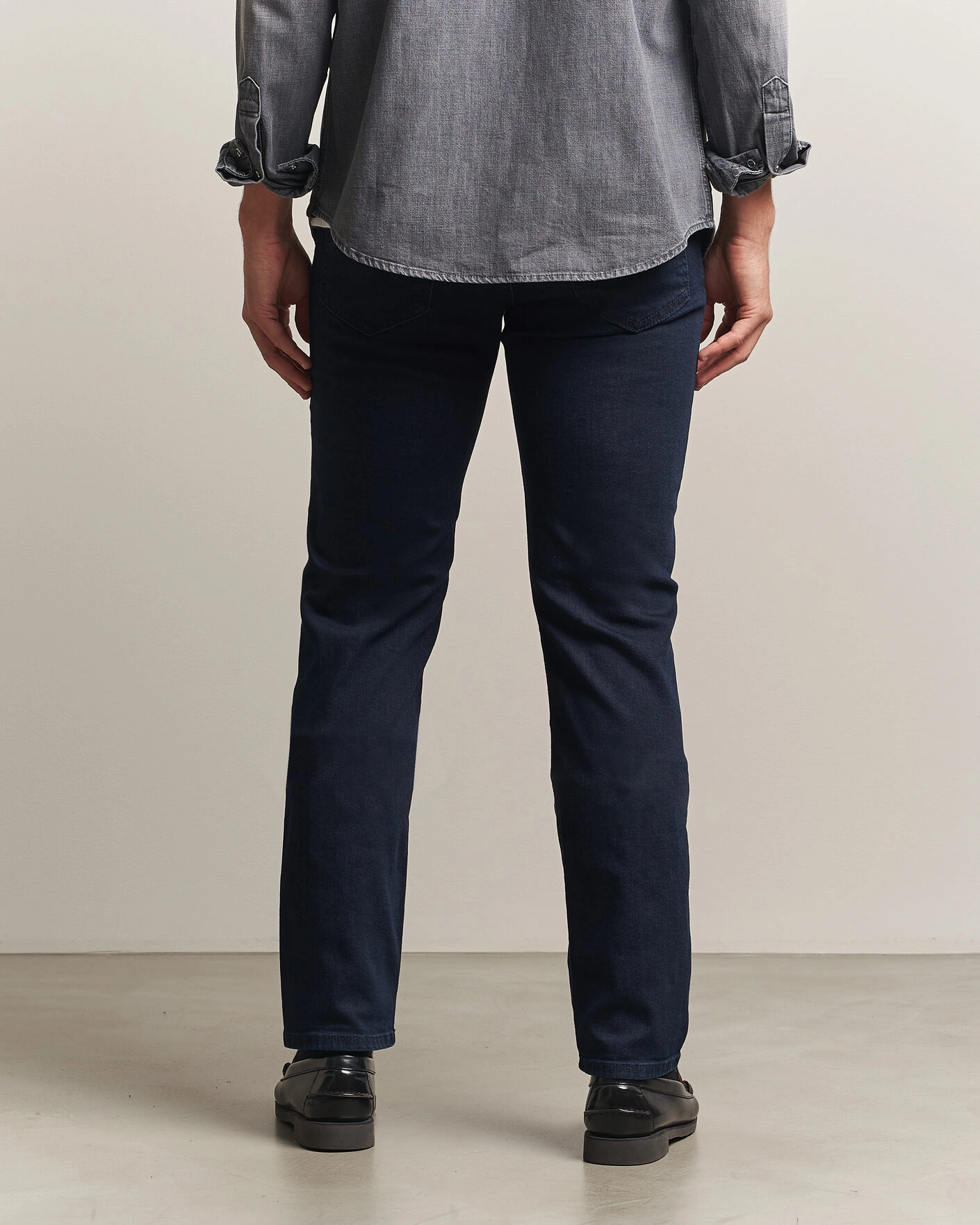 Herr | Jeans | Jacob Cohën | Bard Slim Fit Stretch Jeans Overdyed Blue