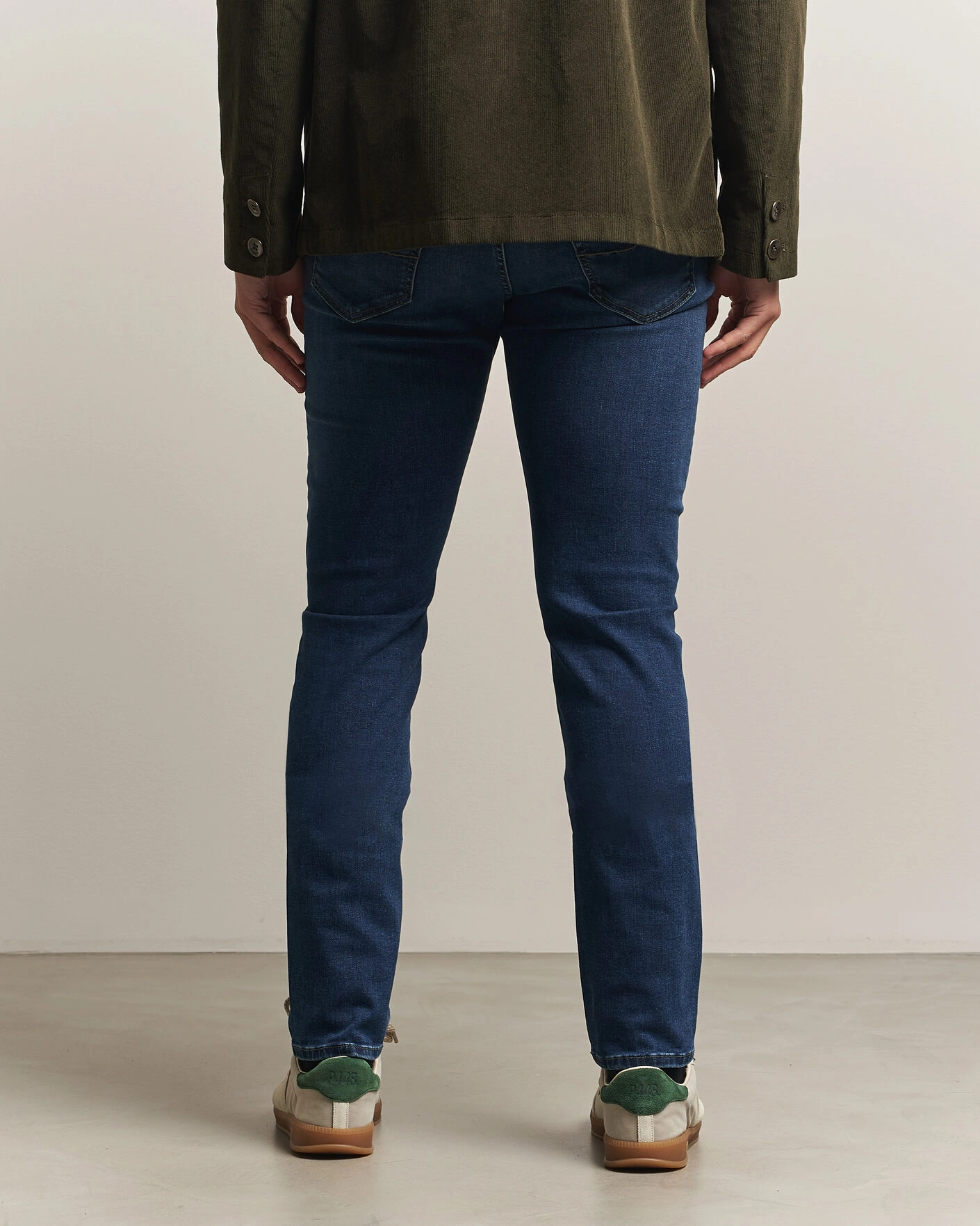 Herr | Jeans | Jacob Cohën | Bard Slim Fit Stretch Jeans Mid Blue