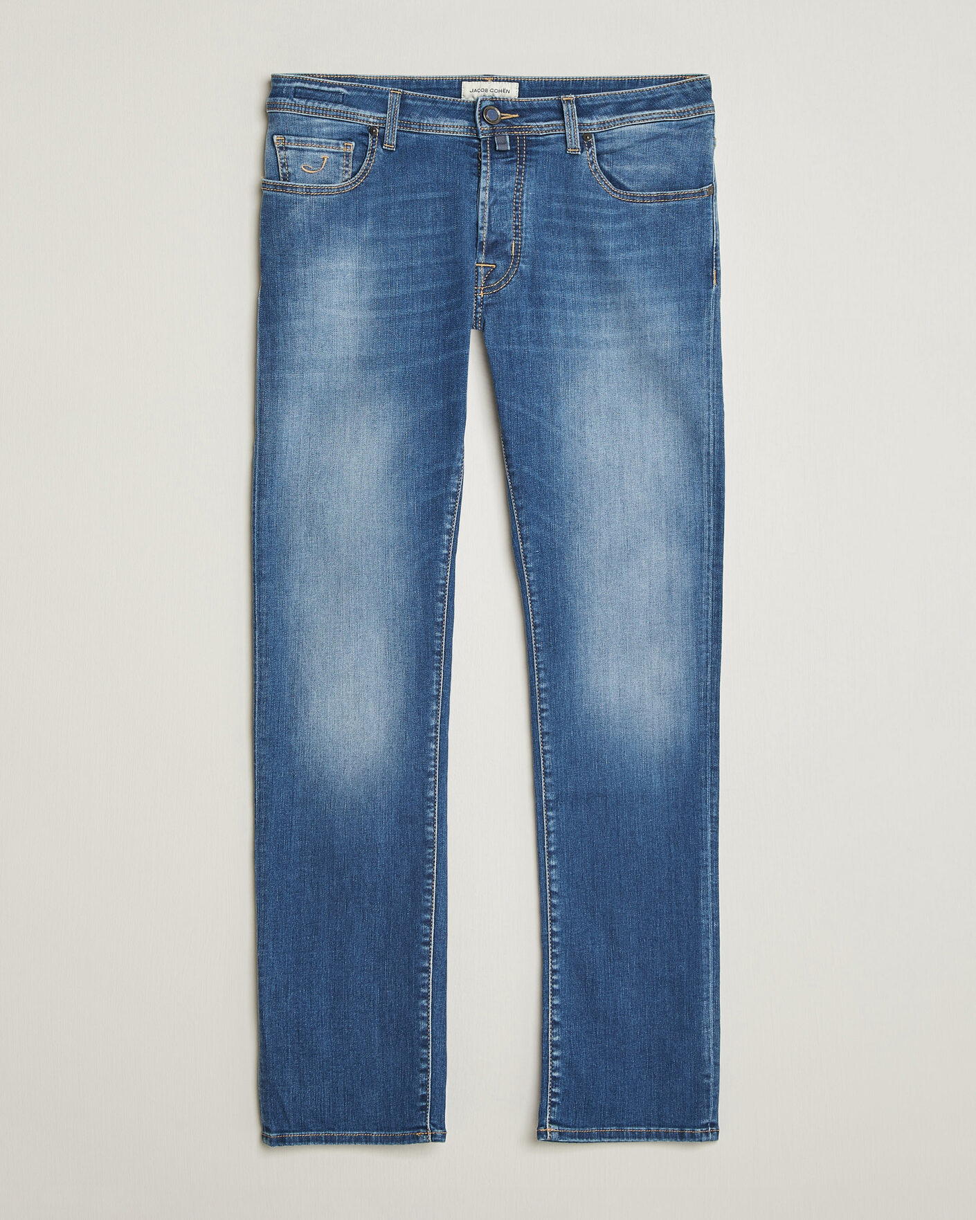 Herr | Jeans | Jacob Cohën | Bard Slim Fit Stretch Jeans Light Blue