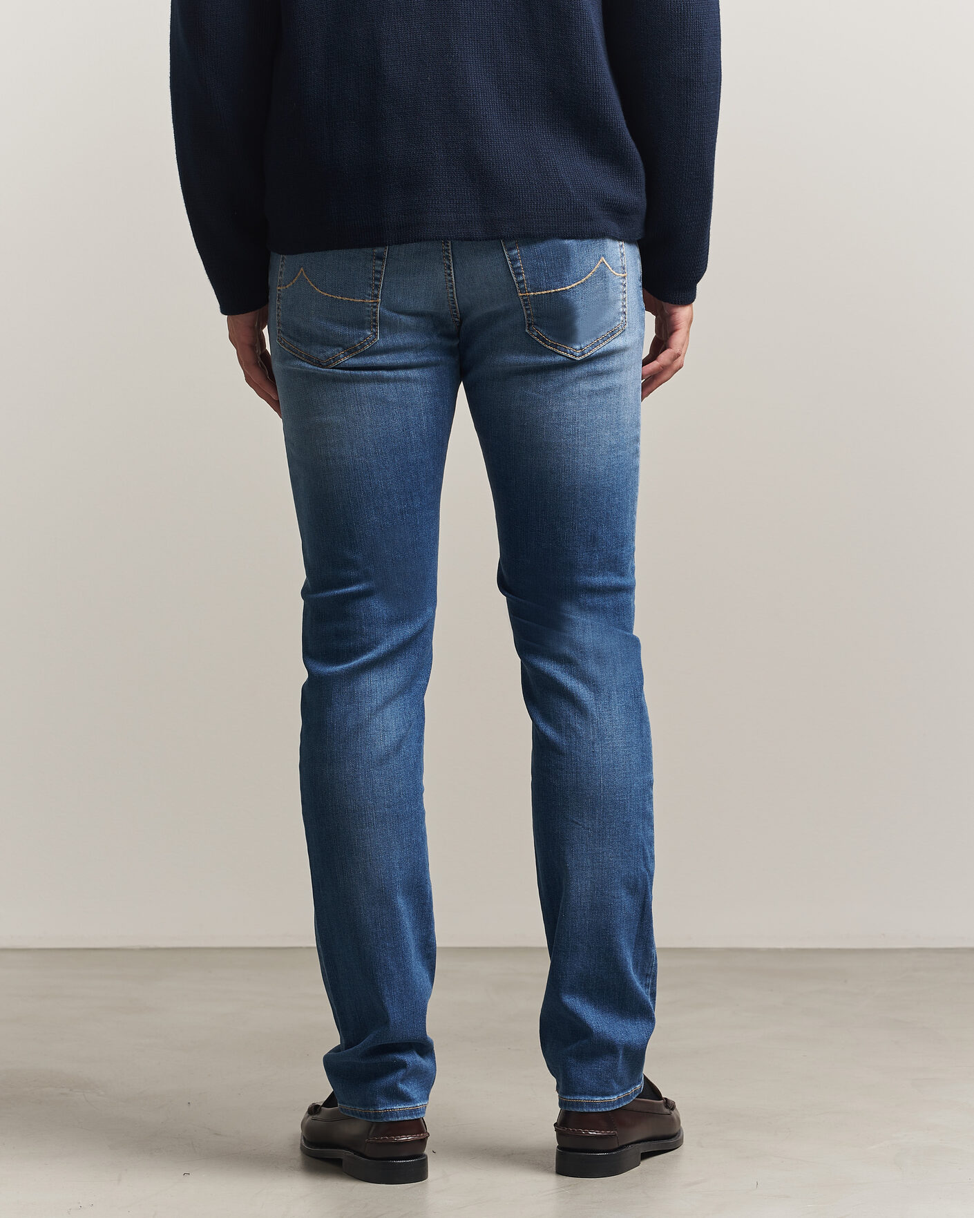 Herr | Jeans | Jacob Cohën | Bard Slim Fit Stretch Jeans Light Blue