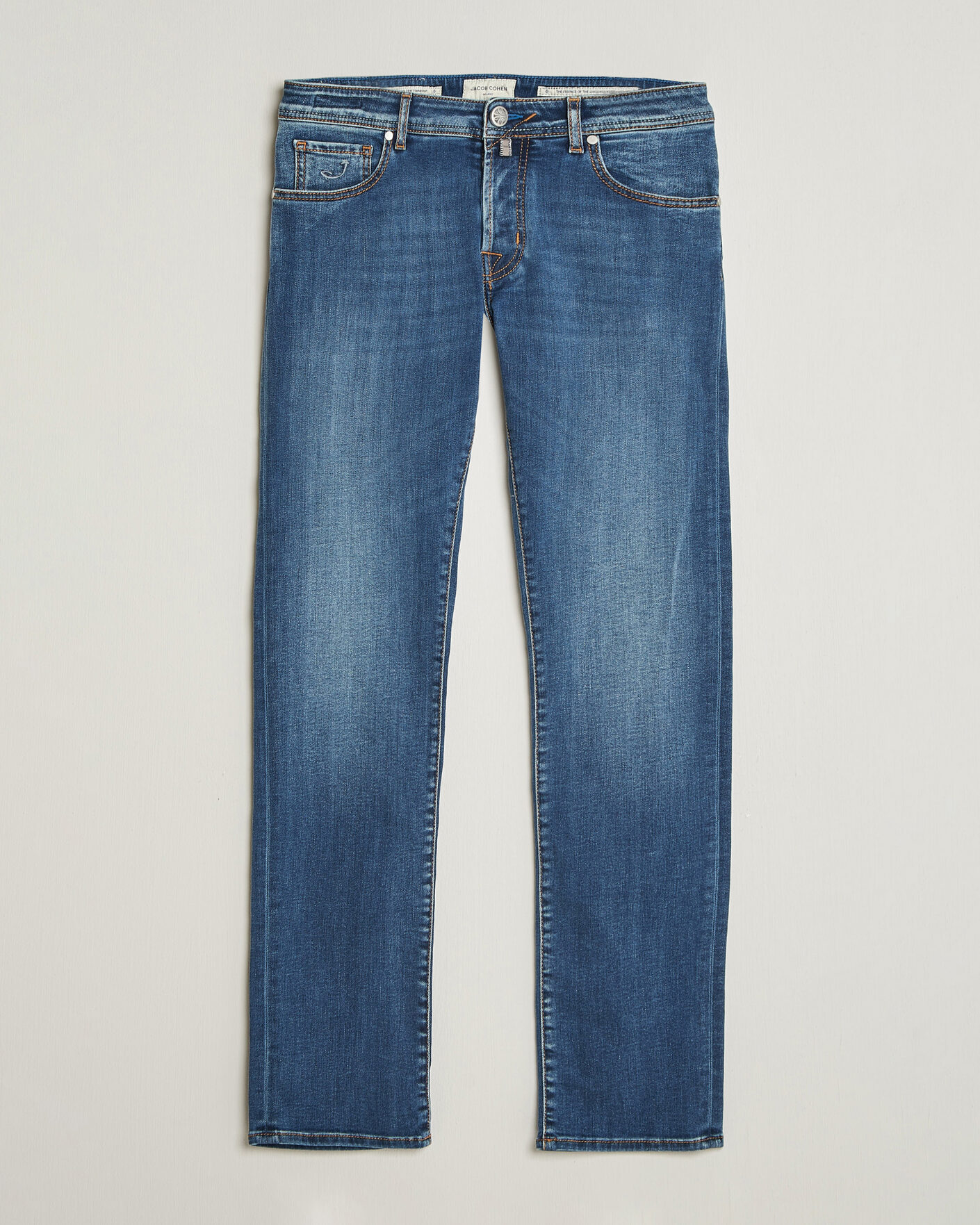 Herr | Jeans | Jacob Cohën | Nick F1 Slim Fit Stretch Jeans Light Blue