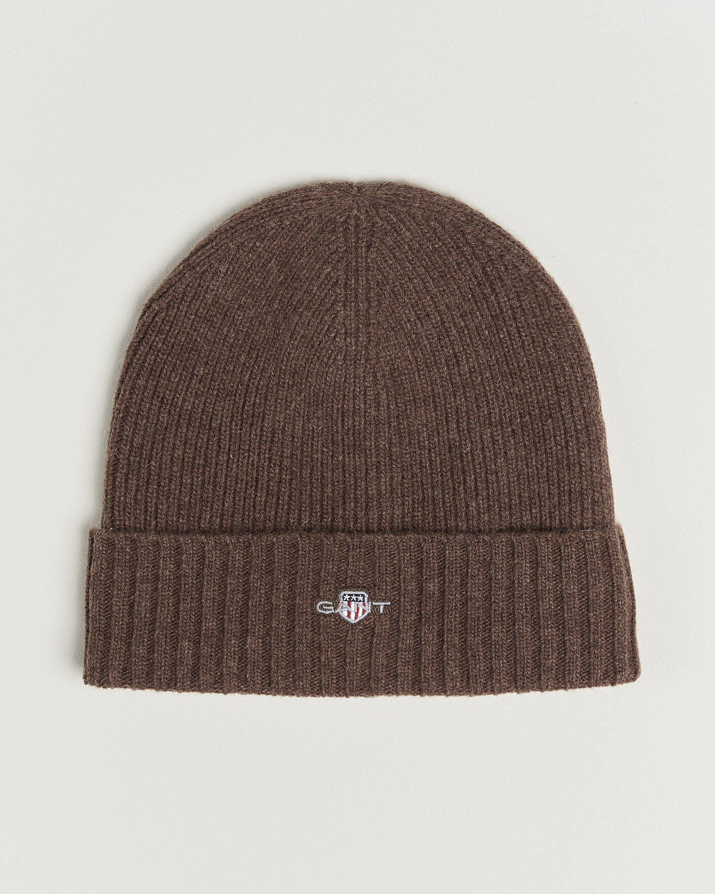 Herr | Mössor | Gant | Wool Beanie Shadow Brown