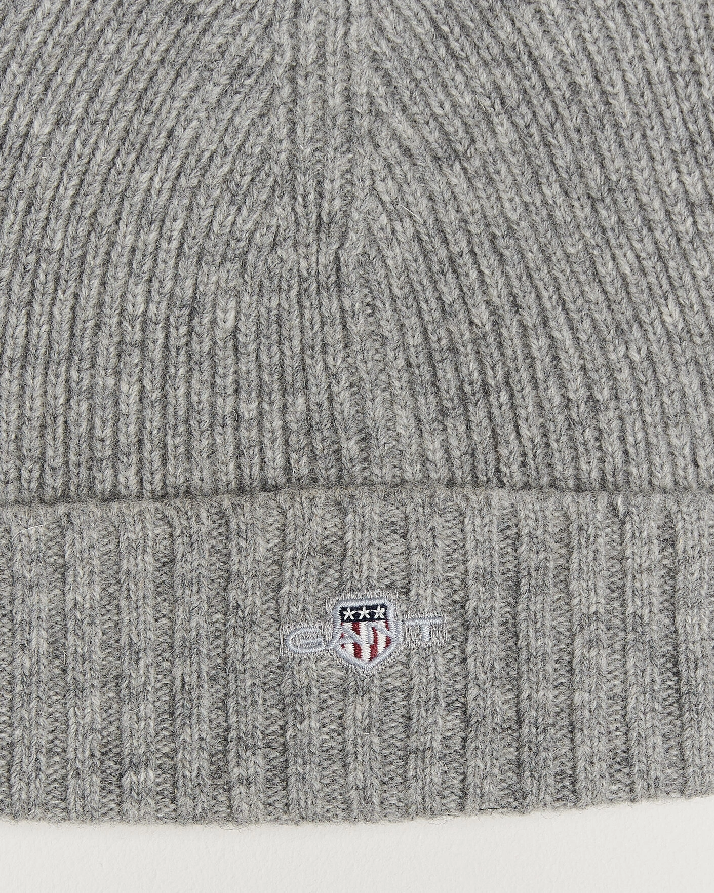 Herr | Mössor | Gant | Wool Beanie Grey Melange
