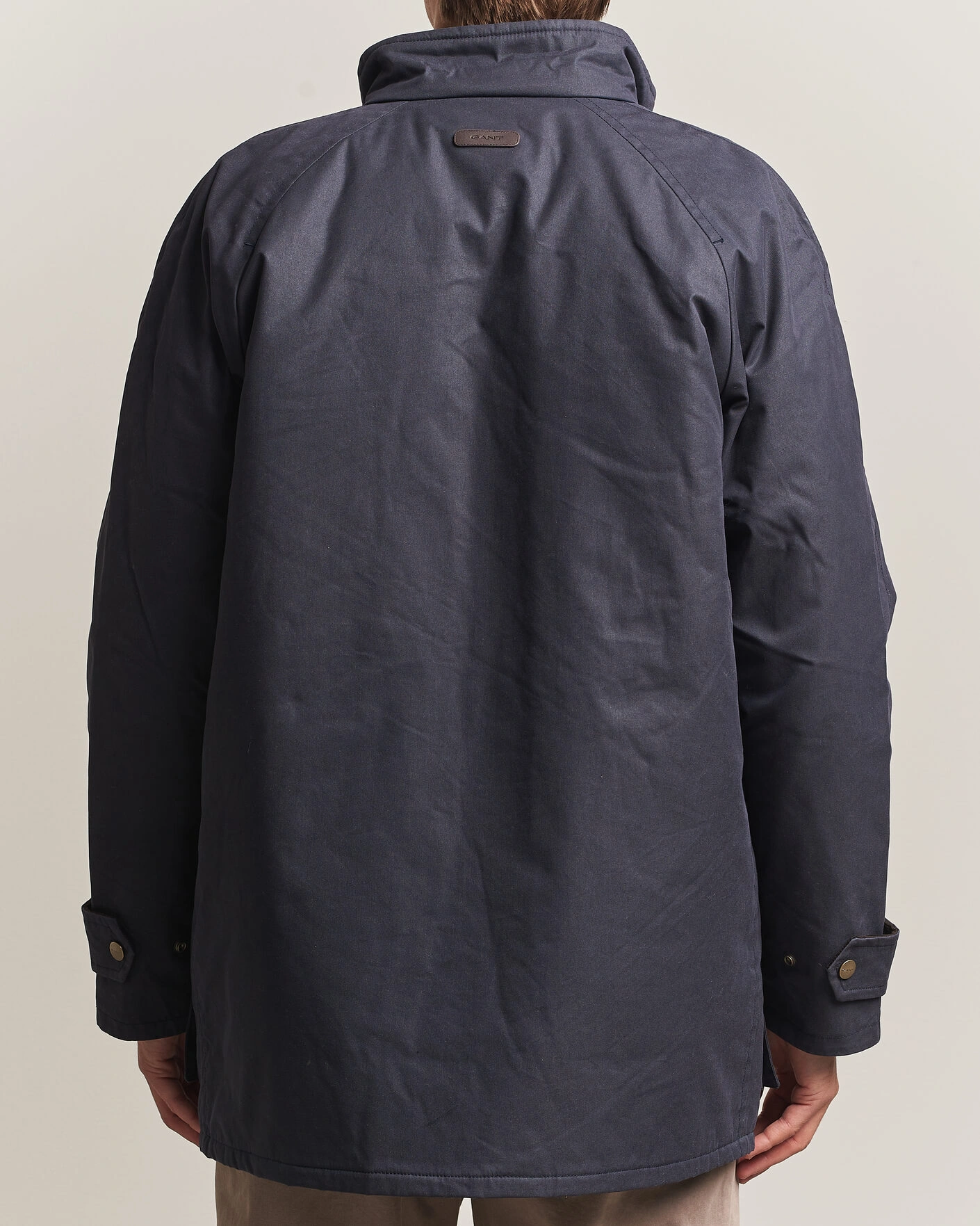 Herr | Jackor | Gant | Waxed Double Decker Jacket Evening Blue