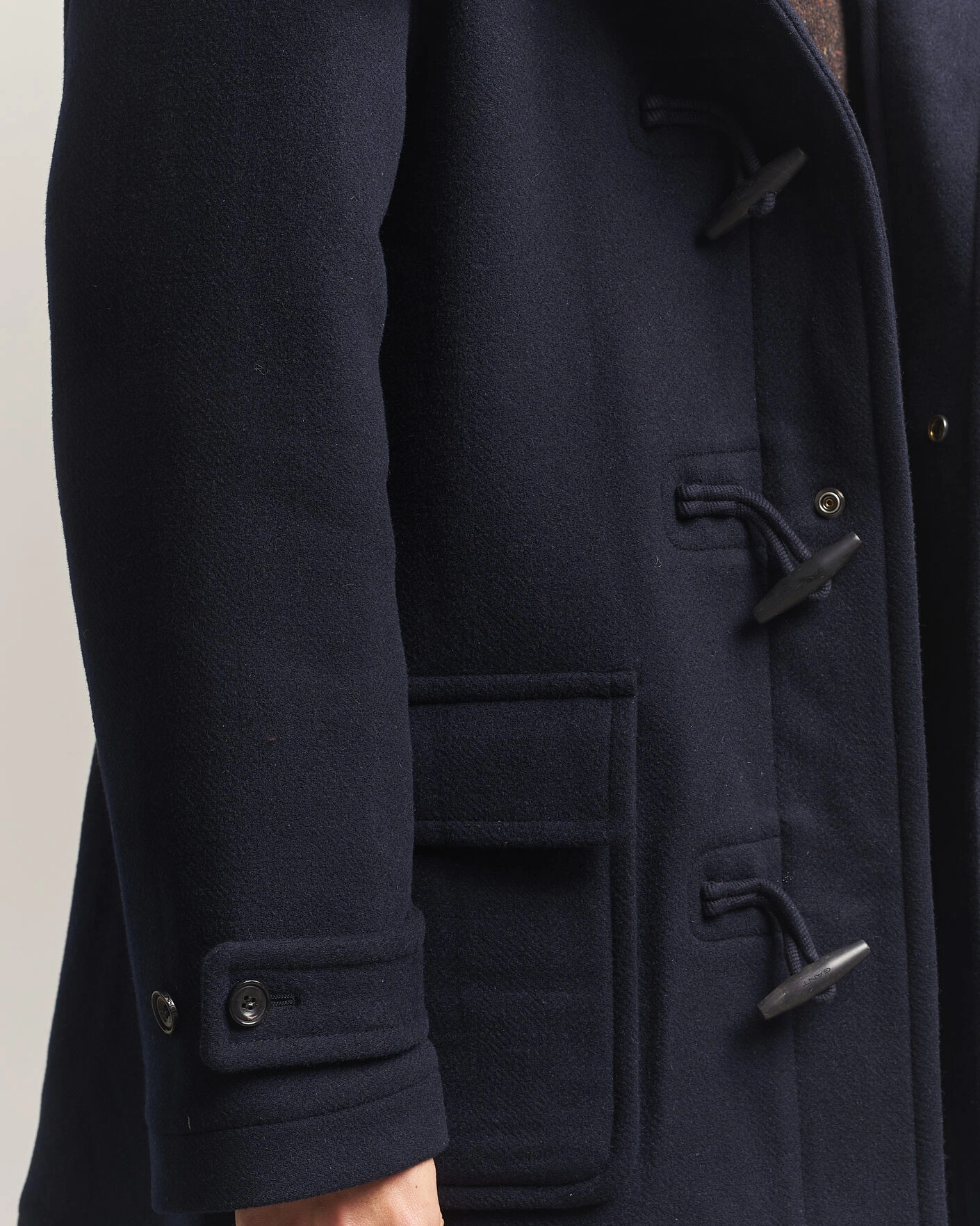 Herr | Jackor | Gant | Classic Wool Duffle Coat Evening Blue