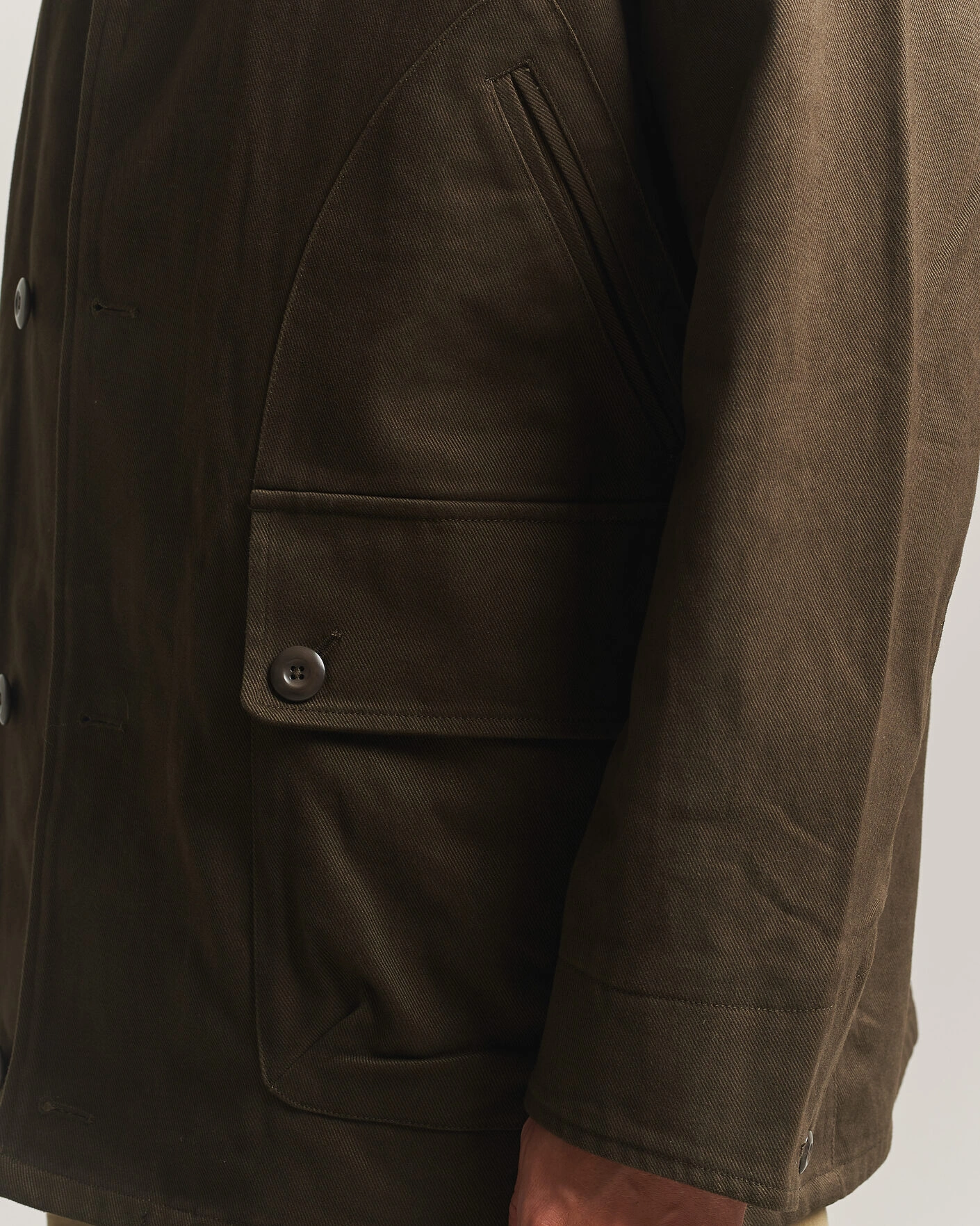 Herr | Jackor | Gant | Moleskin Decker Jacket Dark Moss Green