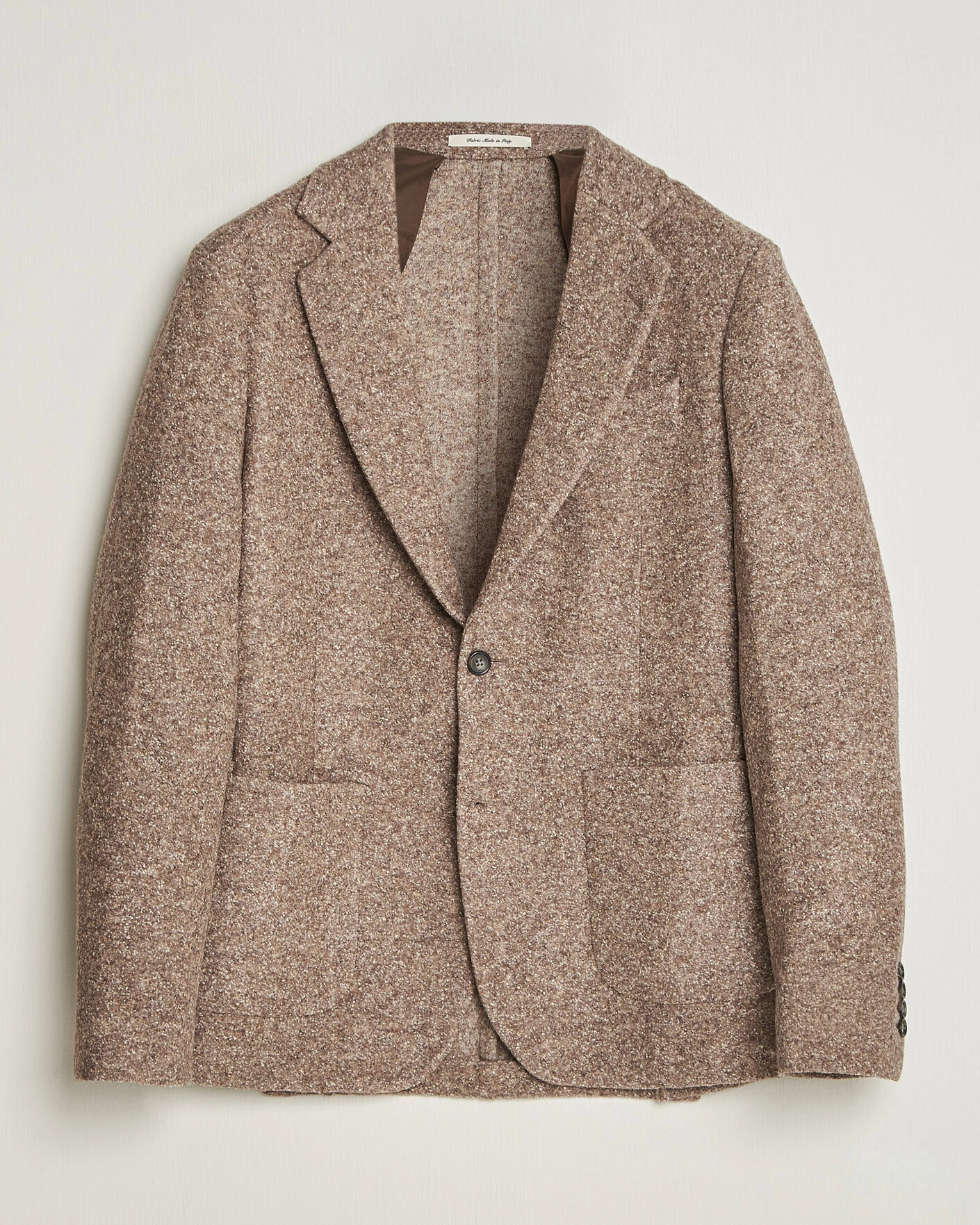 Herr | Kavajer | Gant | Wool/Silk Jersey Blazer Clay Beige