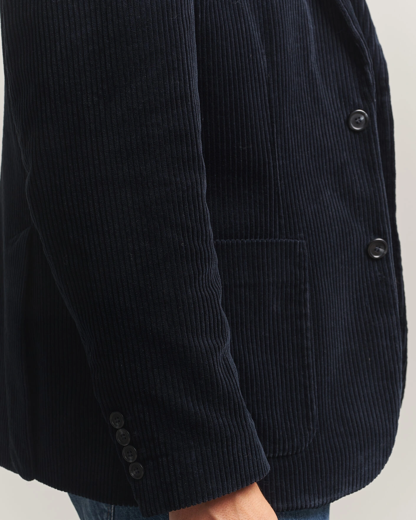 Herr | Kavajer | Gant | Corduroy Blazer Evening Blue