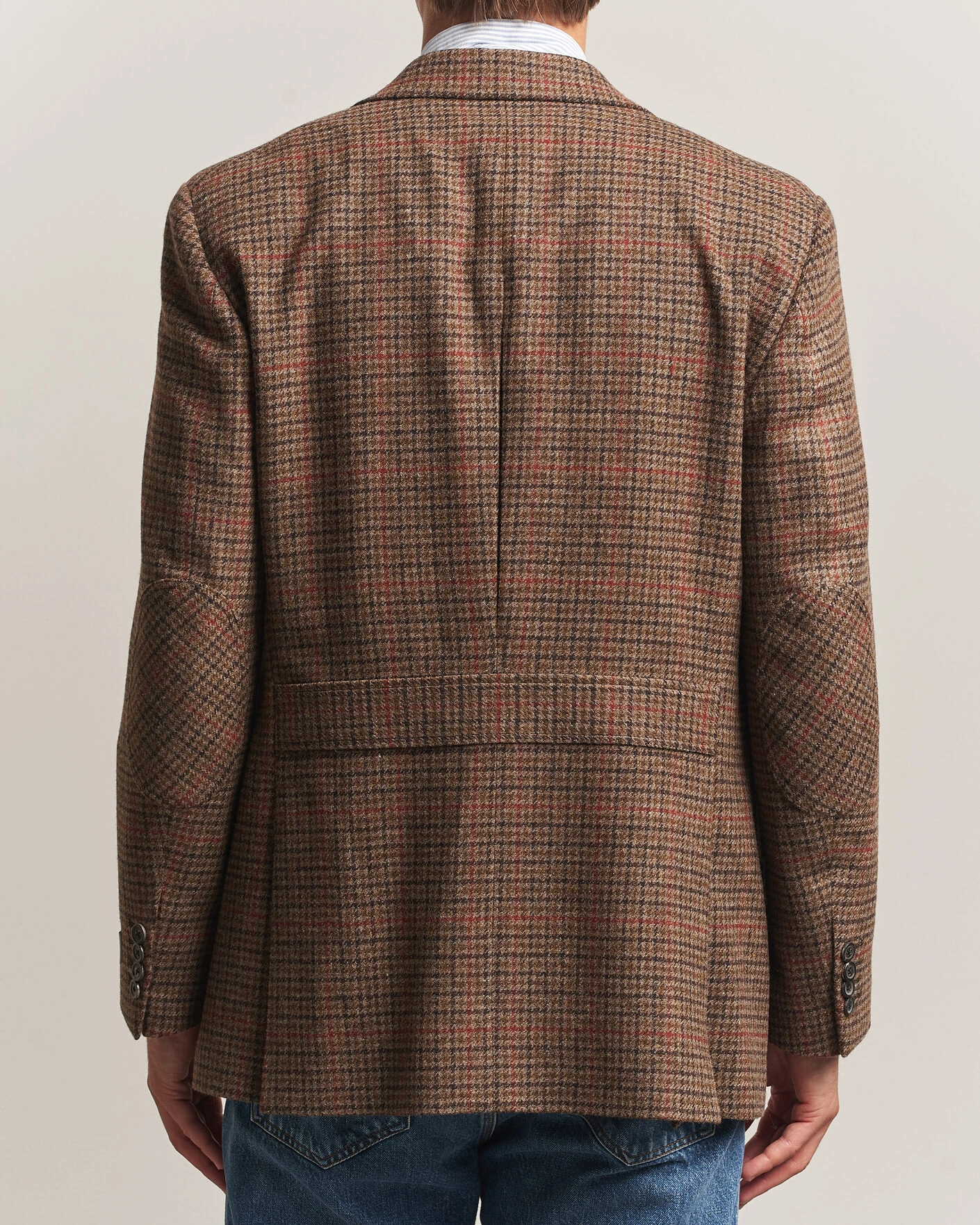 Herr | Jackor | Gant | British Tweed Blazer Shadow Brown
