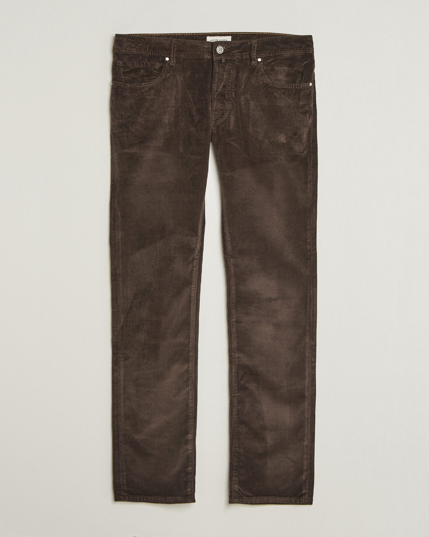Herr | Byxor | Jacob Cohën | Bard 5-Pocket Medium Corduroy Trousers Brown