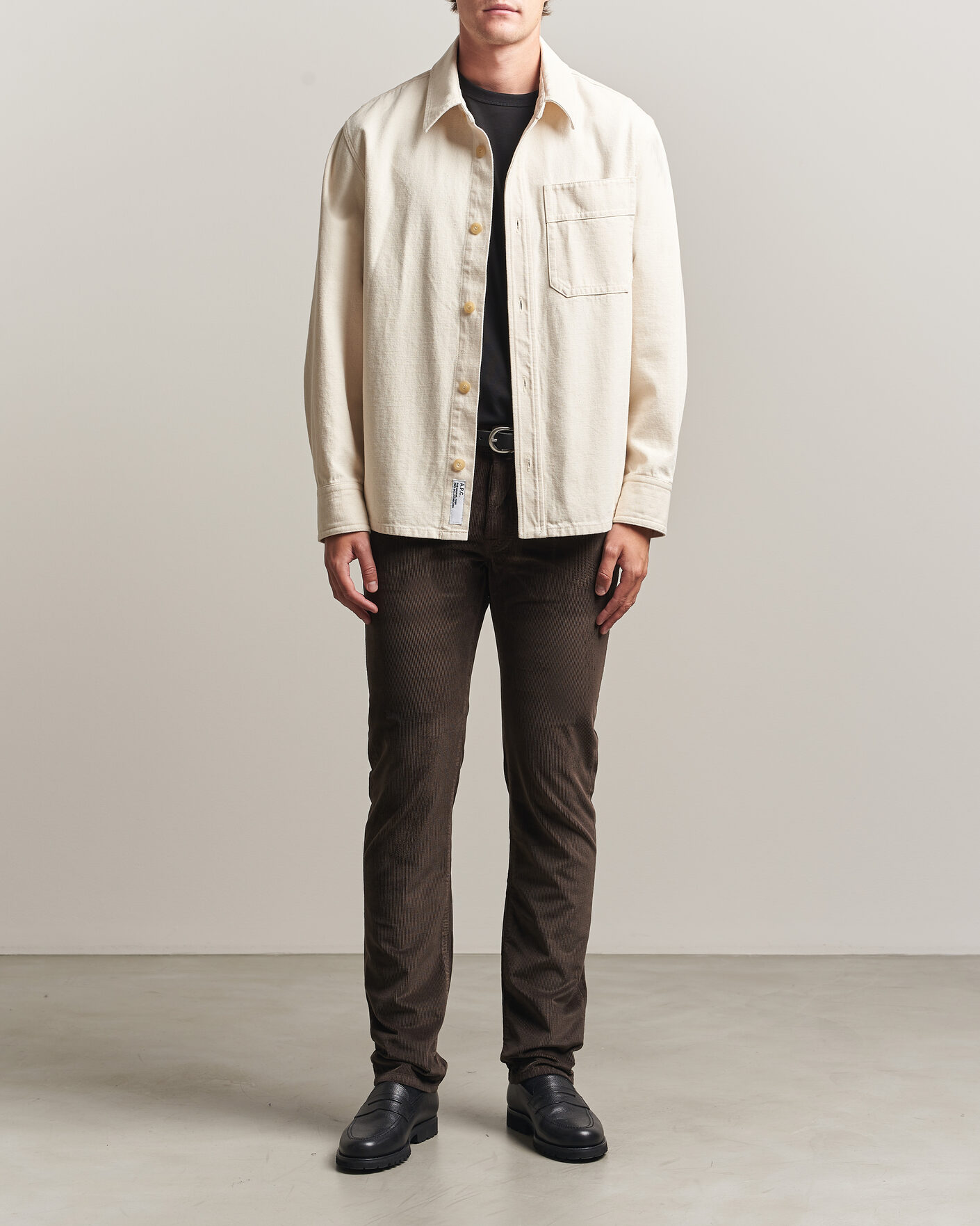 Herr | Byxor | Jacob Cohën | Bard 5-Pocket Medium Corduroy Trousers Brown