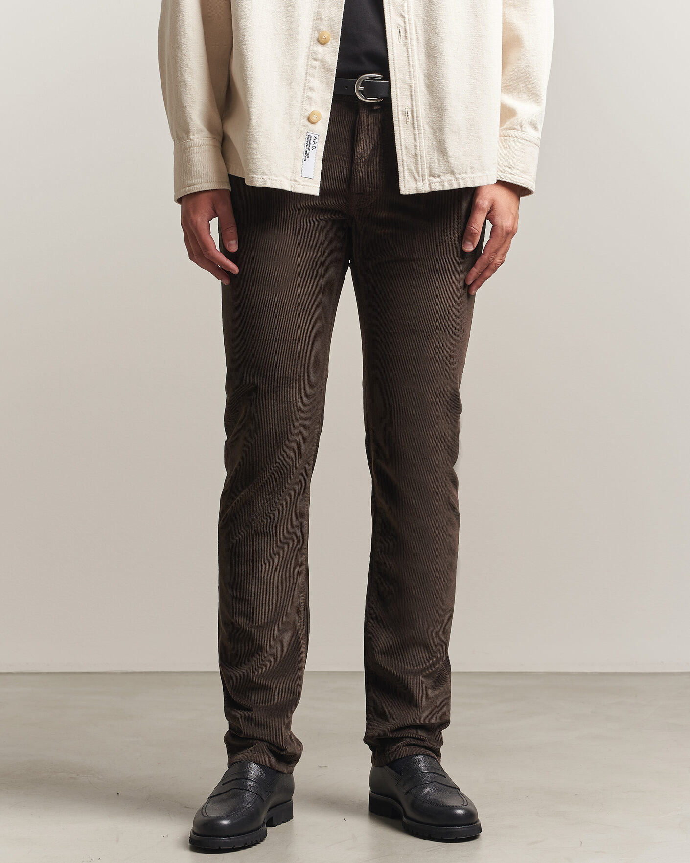 Herr | Byxor | Jacob Cohën | Bard 5-Pocket Medium Corduroy Trousers Brown