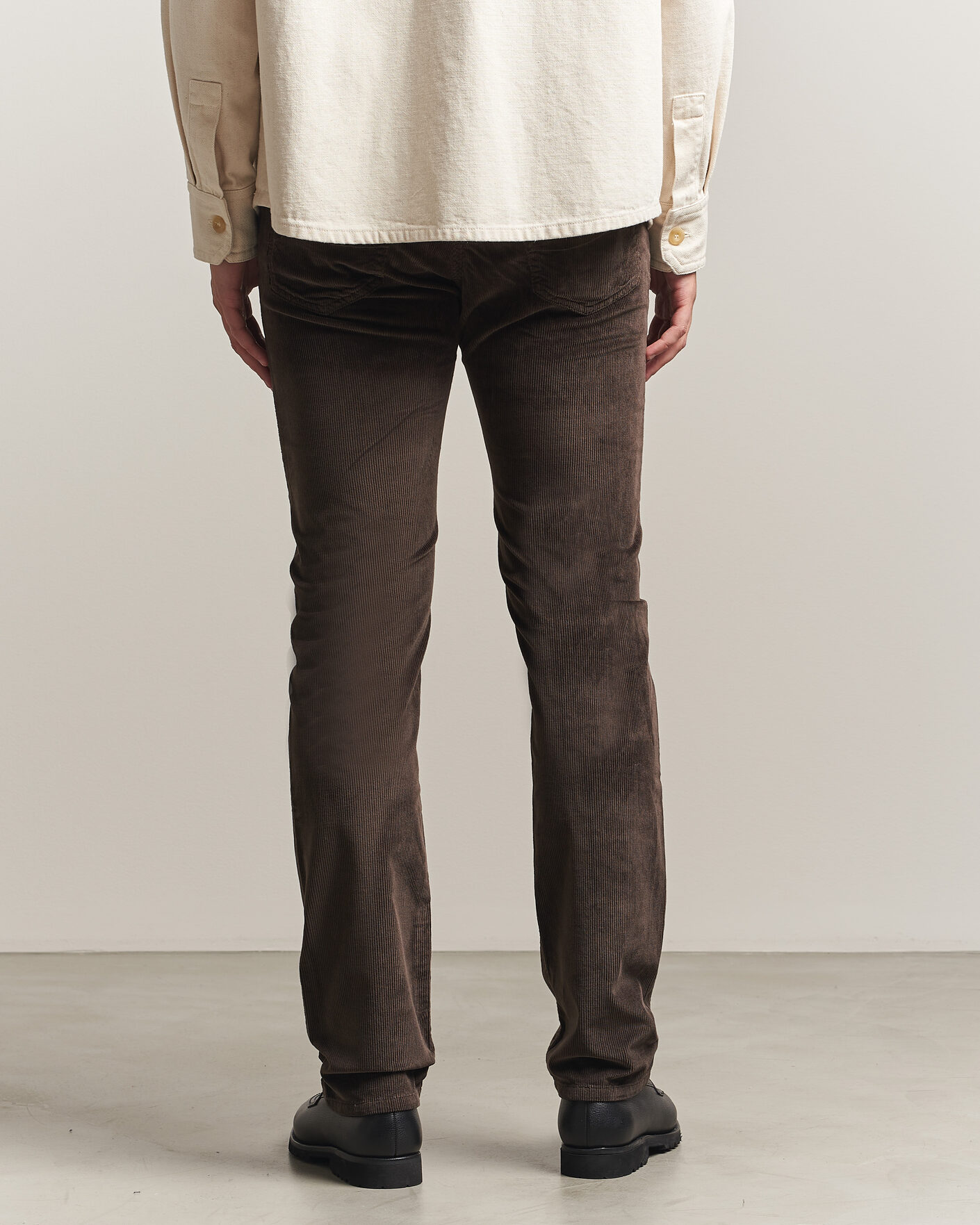Herr | Byxor | Jacob Cohën | Bard 5-Pocket Medium Corduroy Trousers Brown