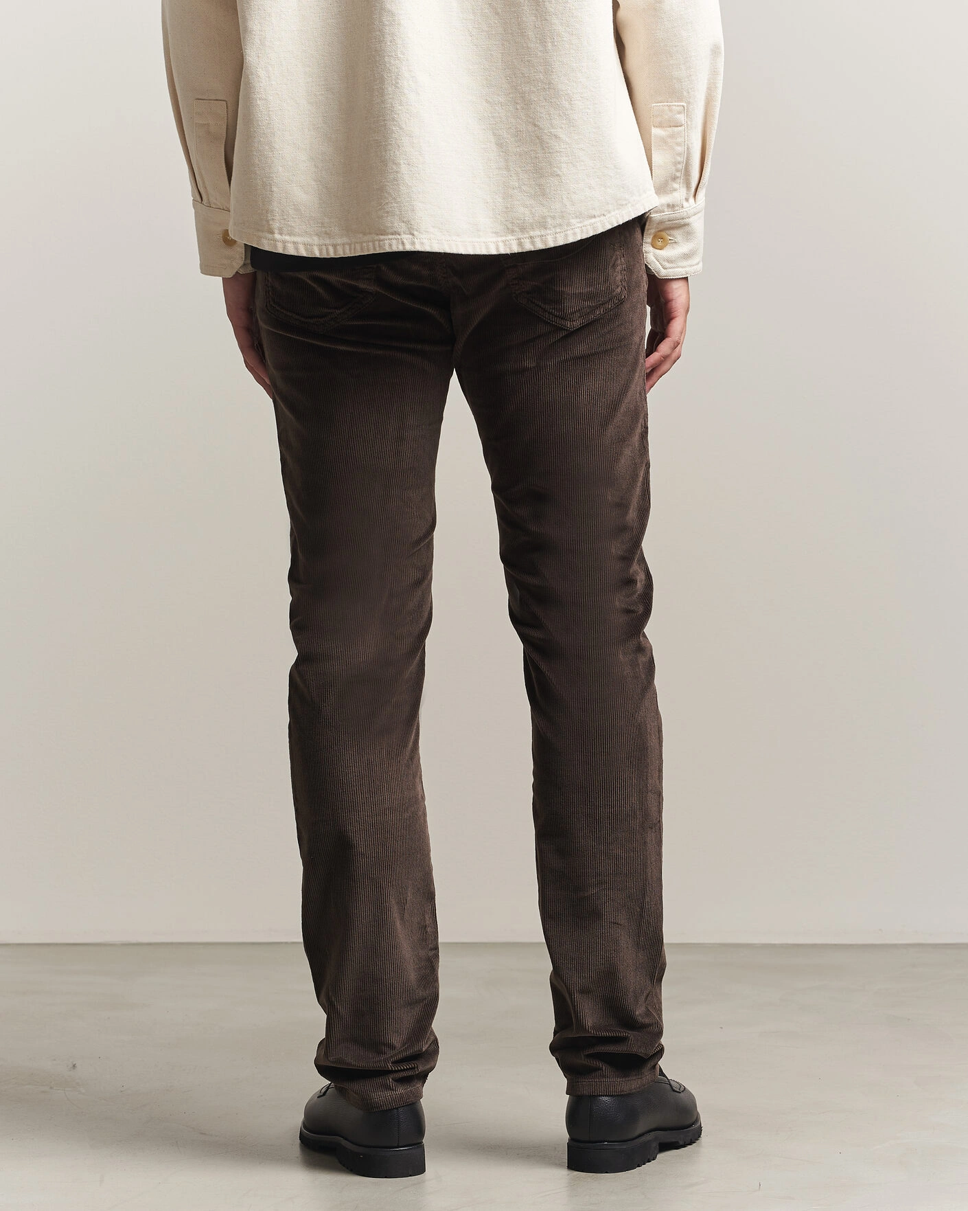 Herr | Byxor | Jacob Cohën | Bard 5-Pocket Medium Corduroy Trousers Brown