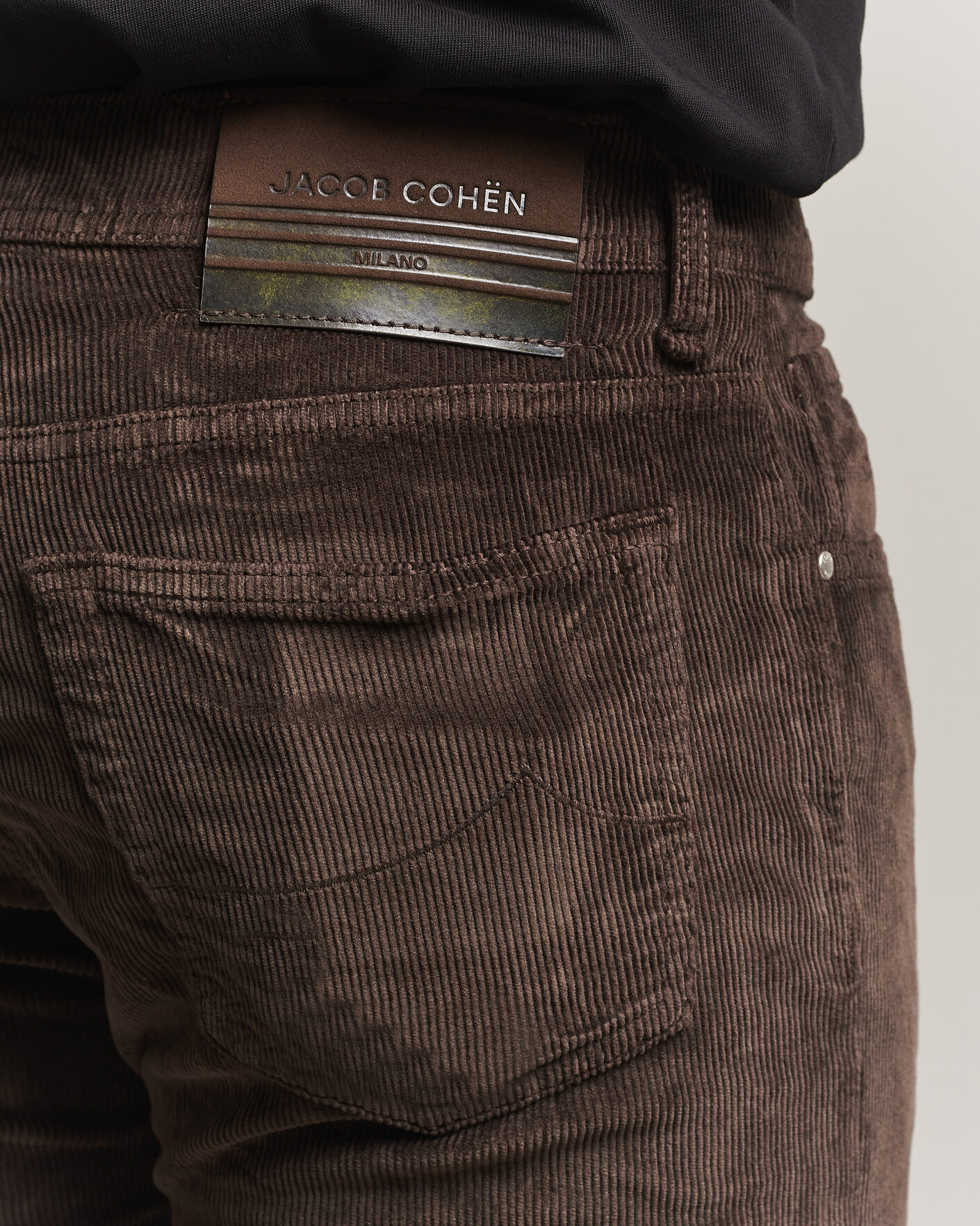 Herr | Byxor | Jacob Cohën | Bard 5-Pocket Medium Corduroy Trousers Brown