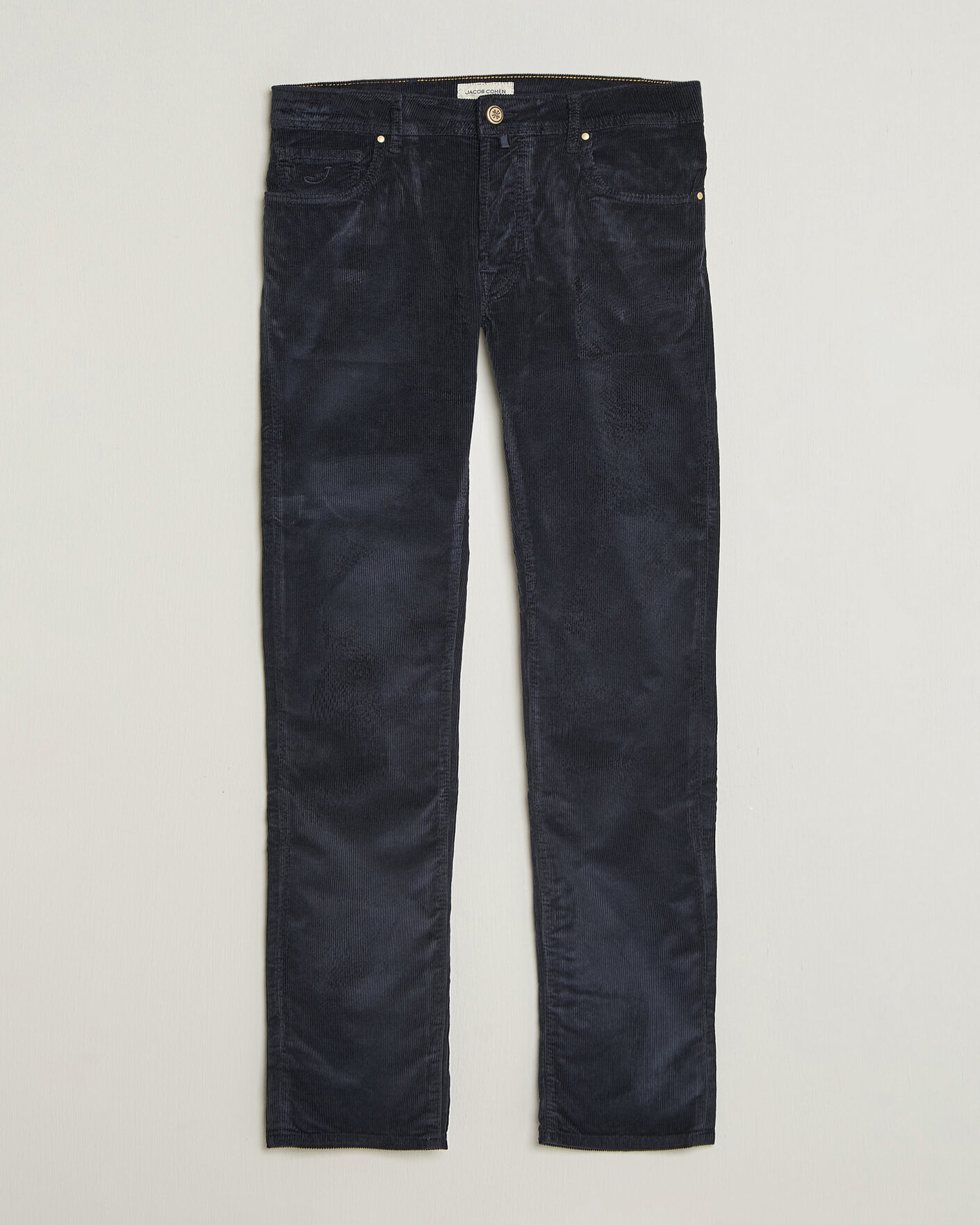 Herr | Byxor | Jacob Cohën | Bard 5-Pocket Medium Corduroy Trousers Navy